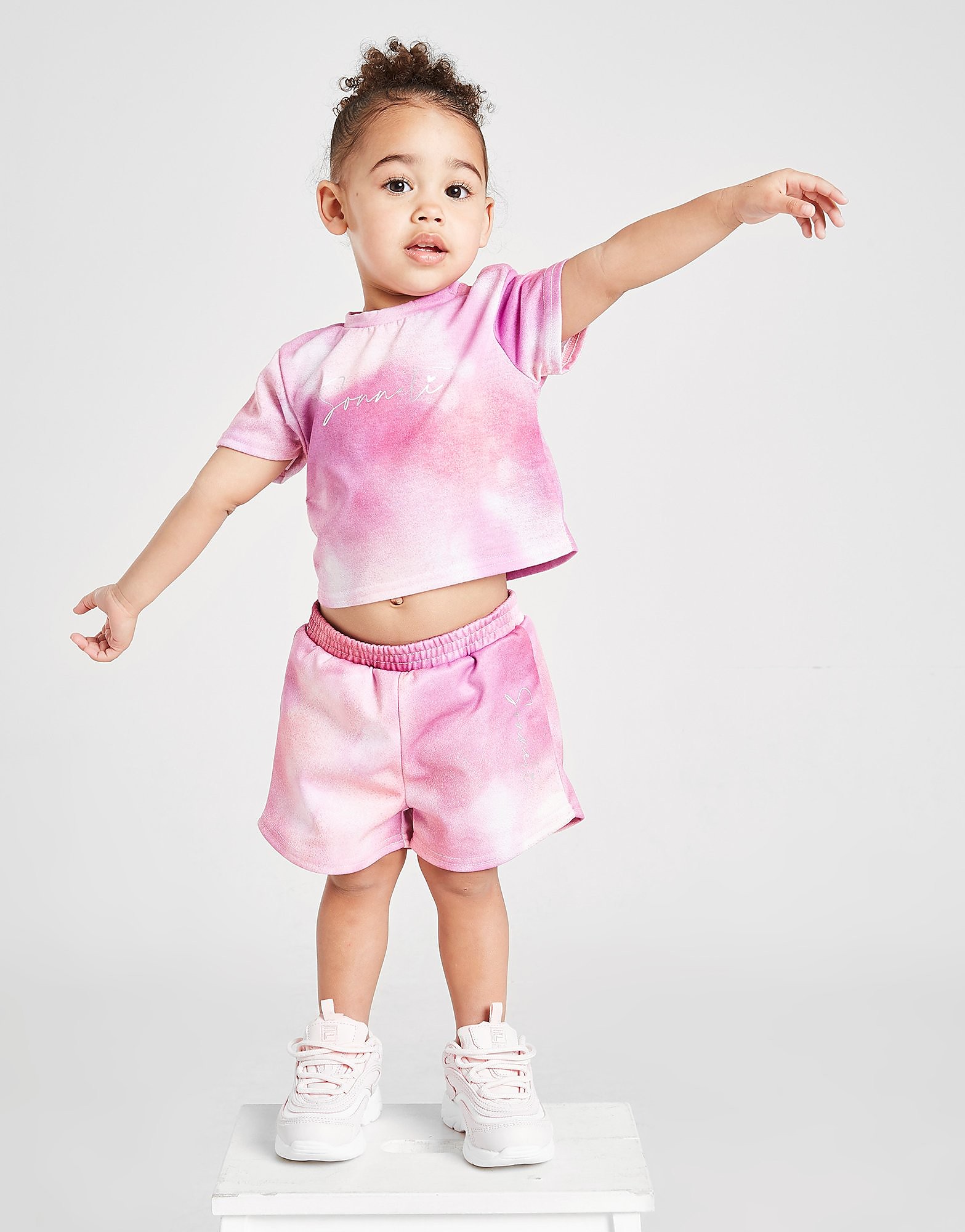 

Sonneti Girls' Micro Cortina T-Shirt/Shorts Set Infant - Pink - Kids, Pink