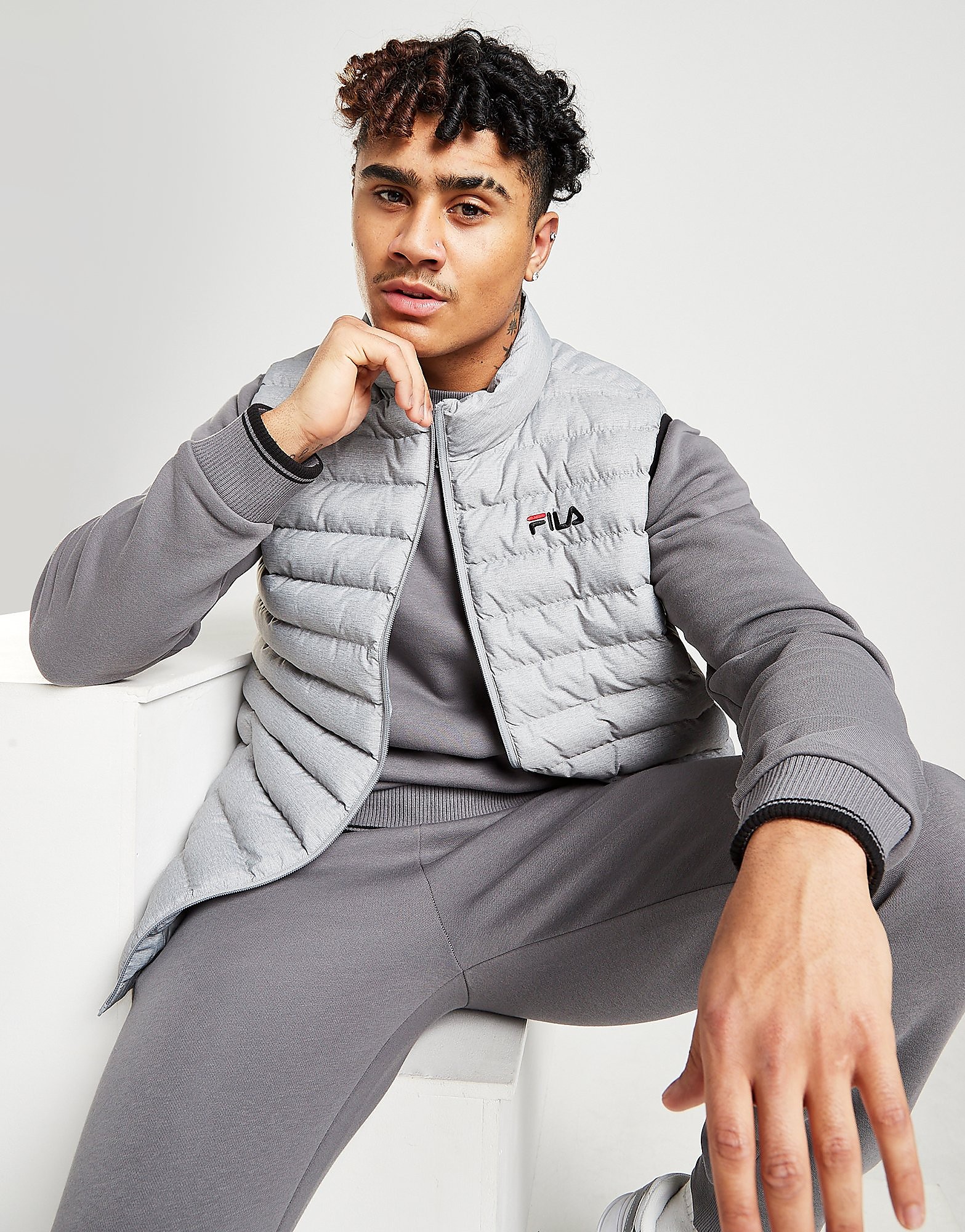 

Fila Manet Gilet - Only at JD - Grey - Mens, Grey