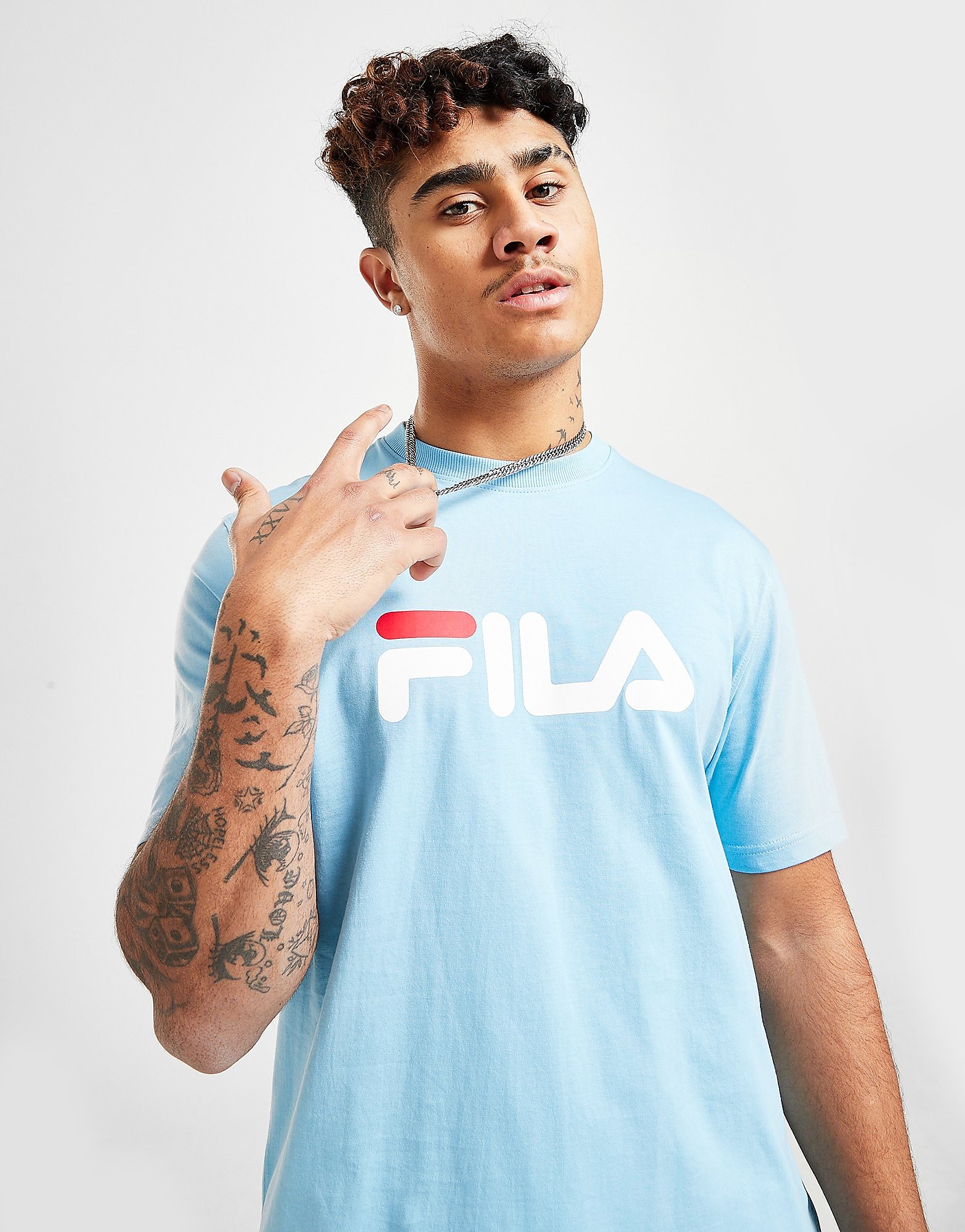Fila Noel T-Shirt - Only at JD - Blue - Mens, Blue
