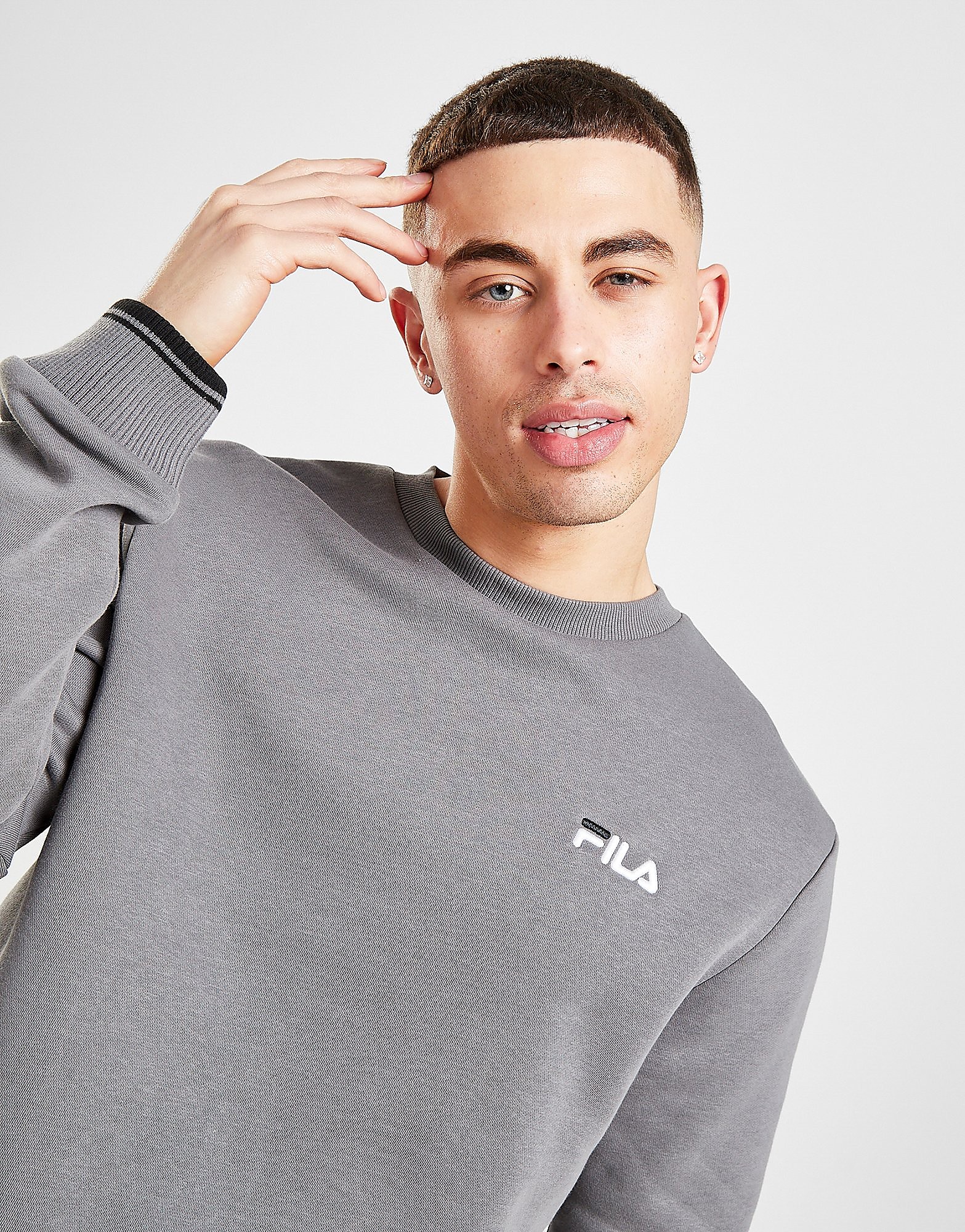 

Fila Barny Crew Sweatshirt - Only at JD - Grey - Mens, Grey
