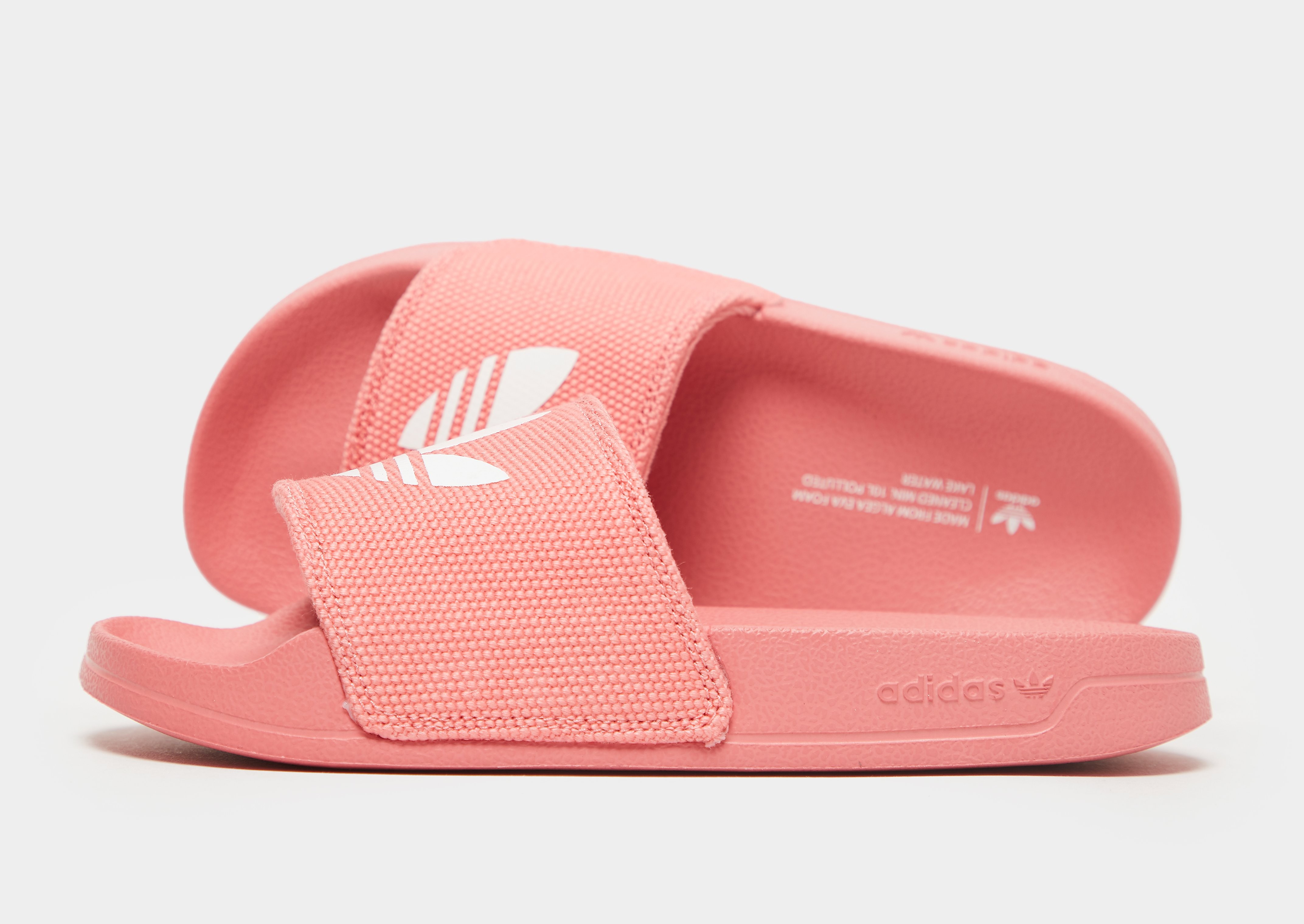 

adidas Originals Adilette Lite Slides Women's - Hazy Rose / Cloud White / Hazy Rose, Hazy Rose / Cloud White / Hazy Rose