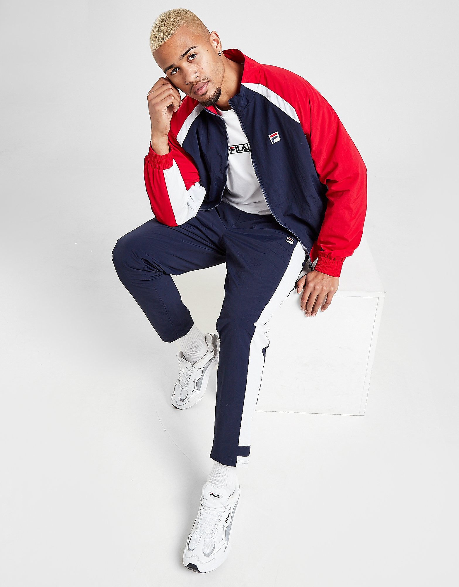

Fila Barcode Woven Track Pants - Navy - Mens, Navy