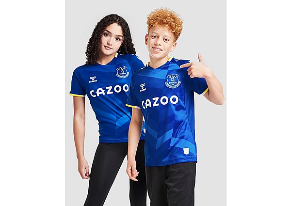 Hummel Everton FC 2021/22 Home Shirt Junior - Blue - Kids, Blue