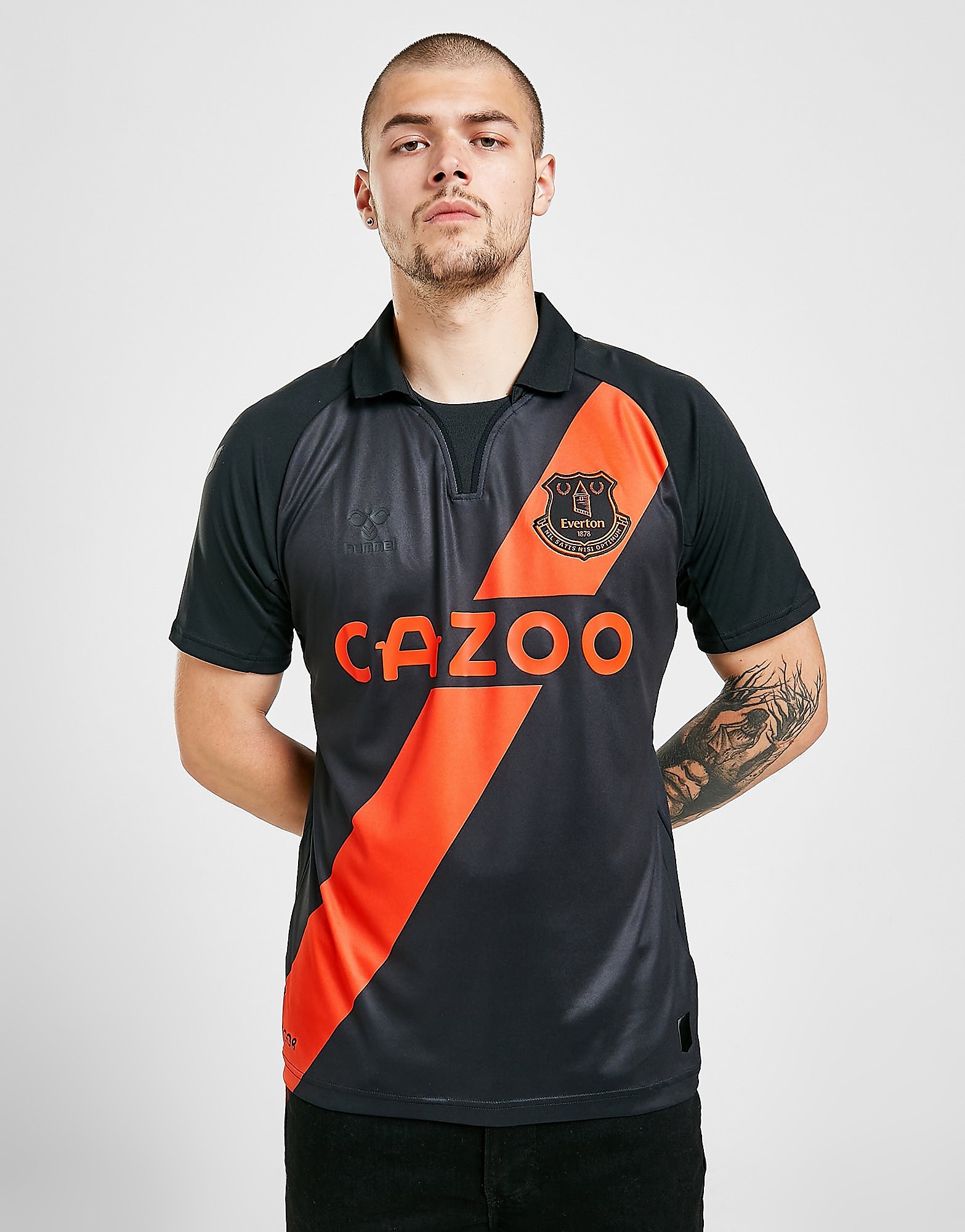 

Hummel Everton FC 2021/22 Away Shirt - Black - Mens, Black