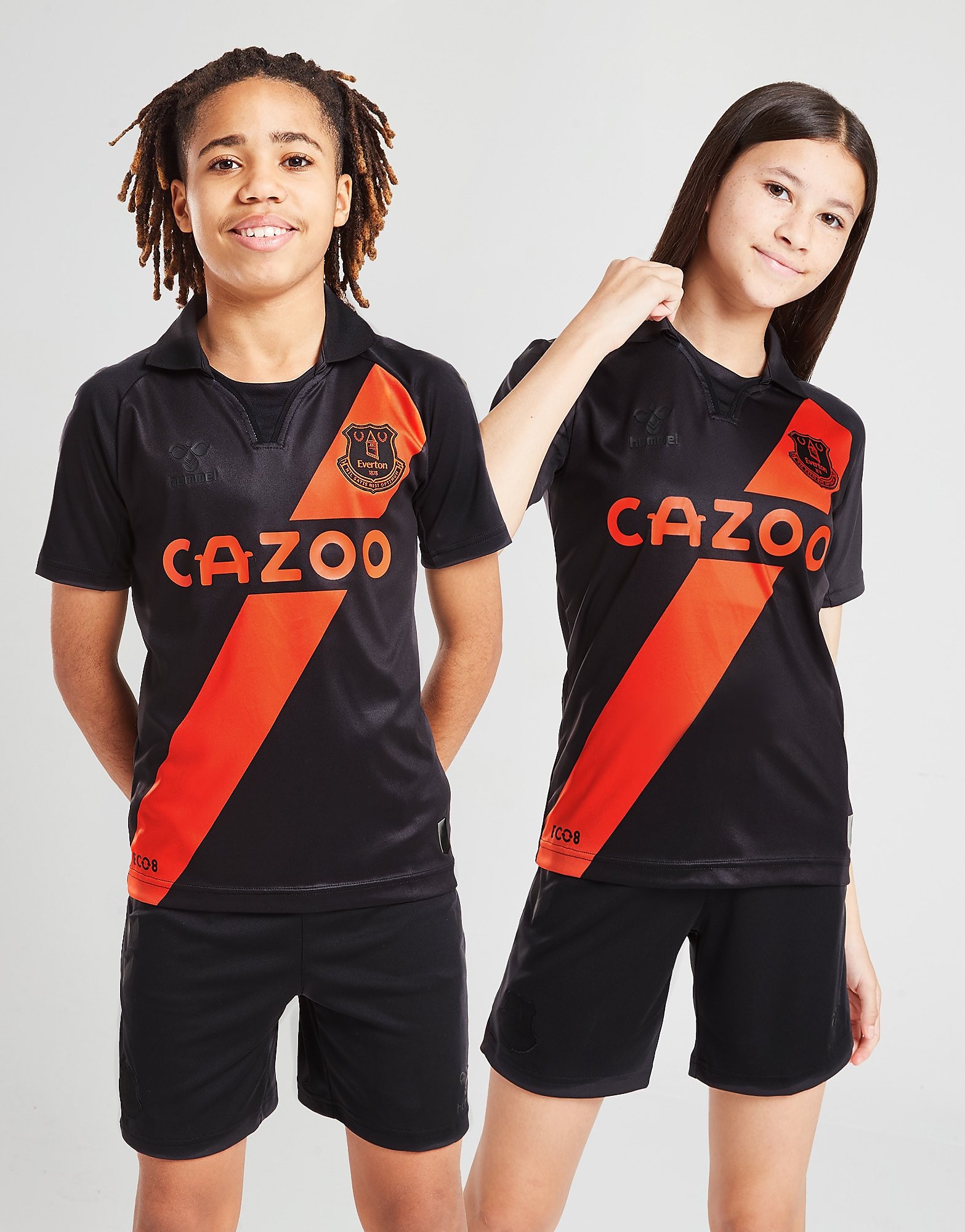 

Hummel Everton FC 2021/22 Away Shirt Junior - Black - Kids, Black