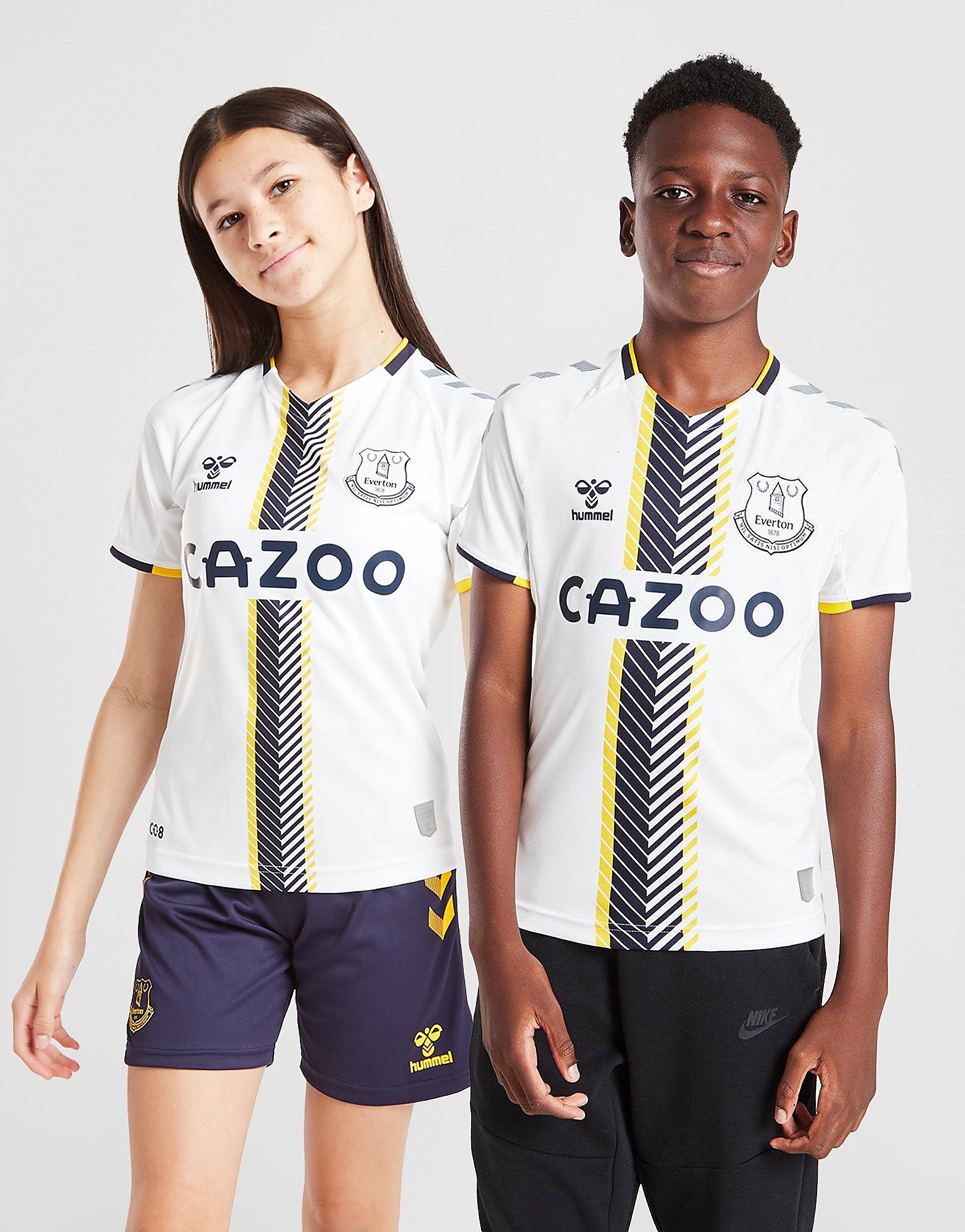 

Hummel Everton FC 2021/22 Third Shirt Junior - White - Kids, White