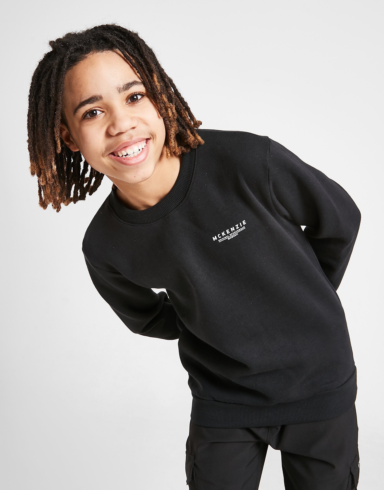 

McKenzie Essential Crew Sweatshirt Junior - Black - Kids, Black