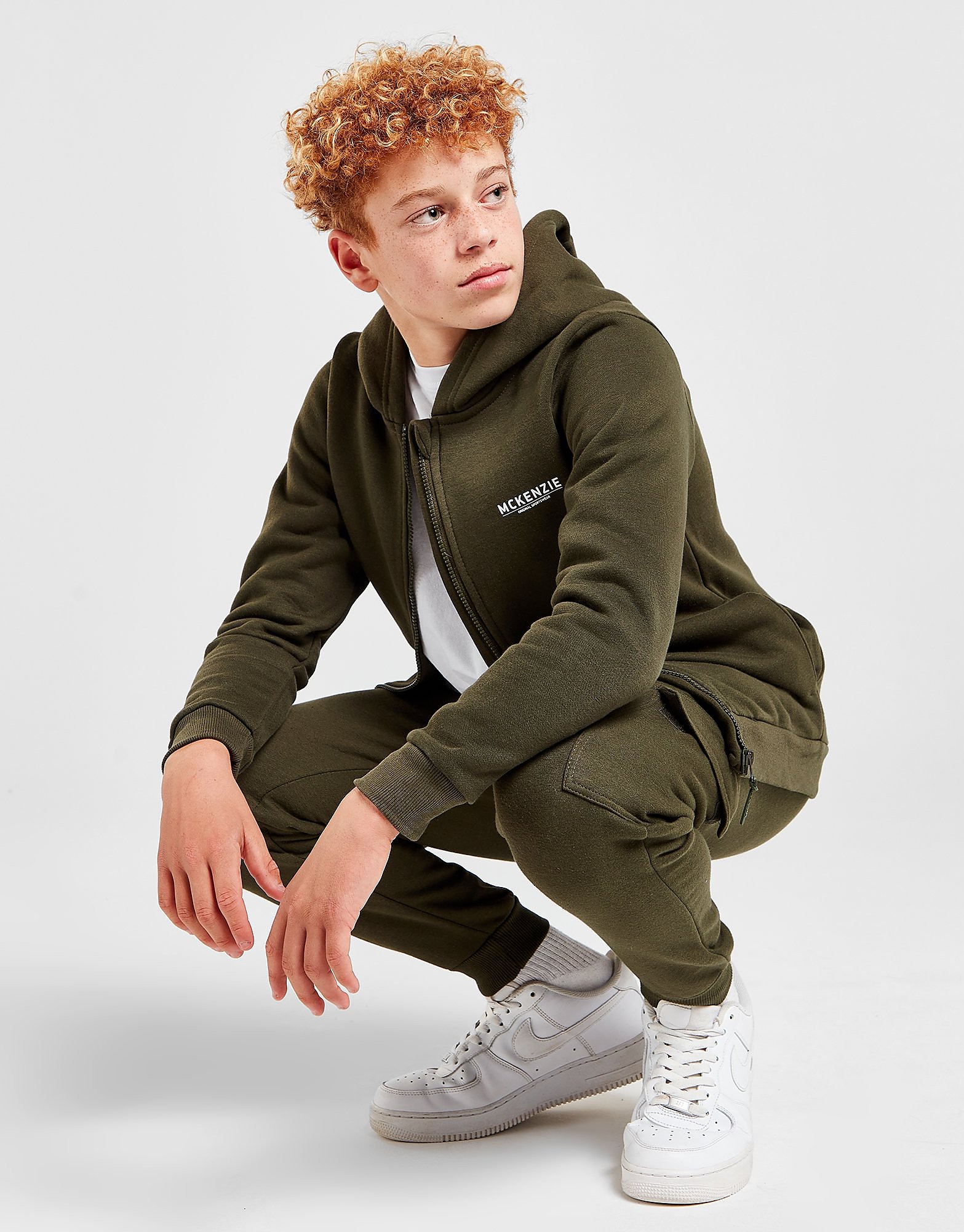 

McKenzie Essential Zip Through Hoodie Junior - Green - Kids, Green