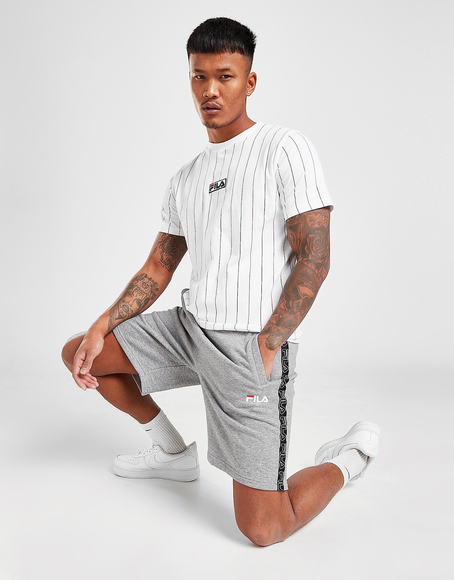 

Fila Adam Tape Fleece Shorts - Only at JD - Grey - Mens, Grey