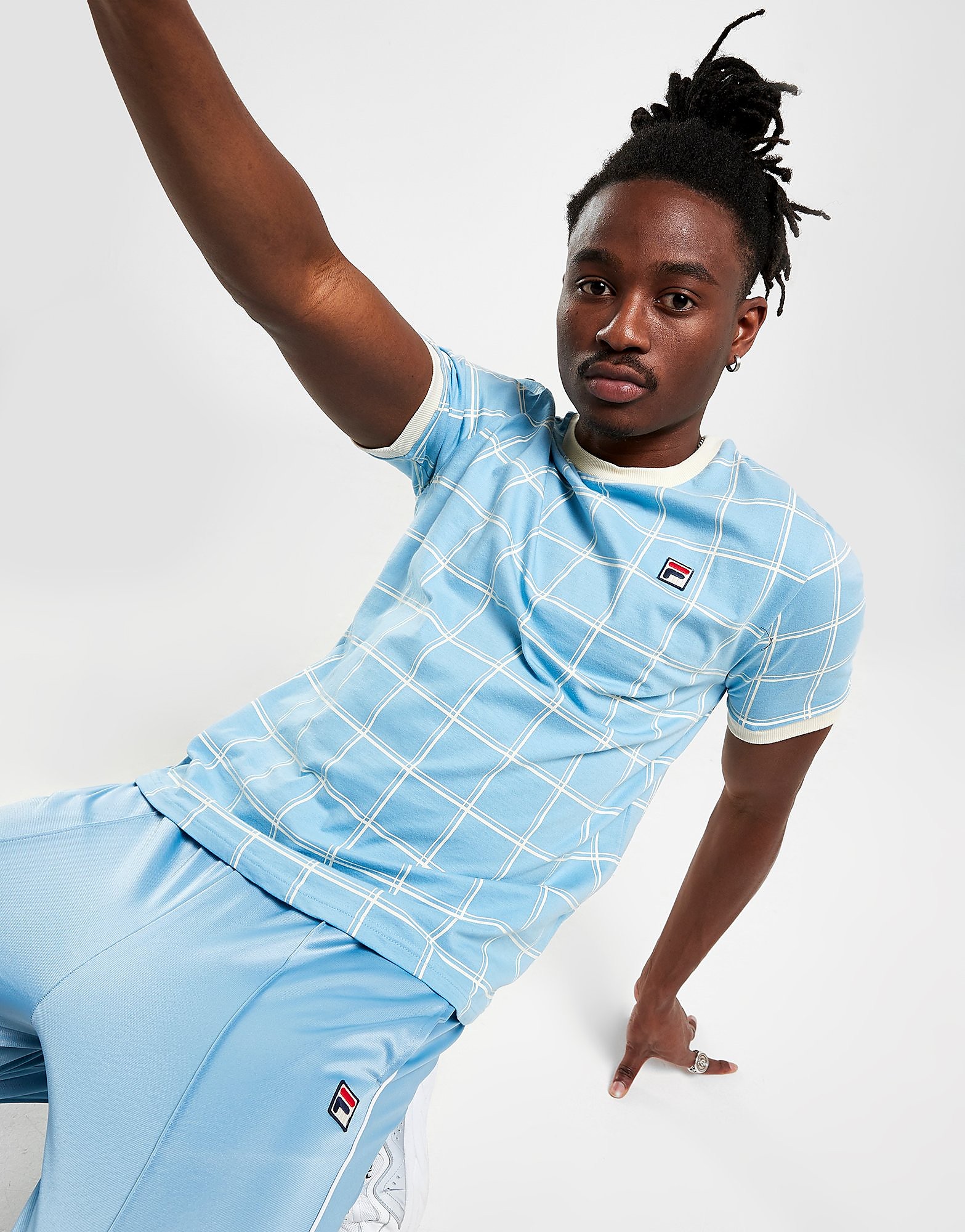 

Fila Slate T-Shirt - Blue - Mens, Blue