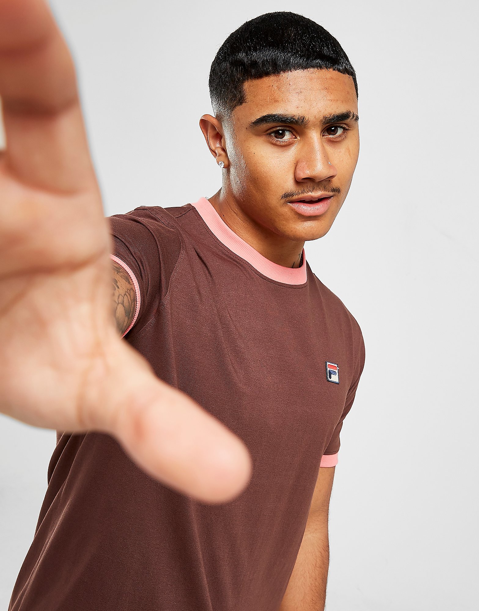 

Fila Marconi T-Shirt - Brown - Mens, Brown