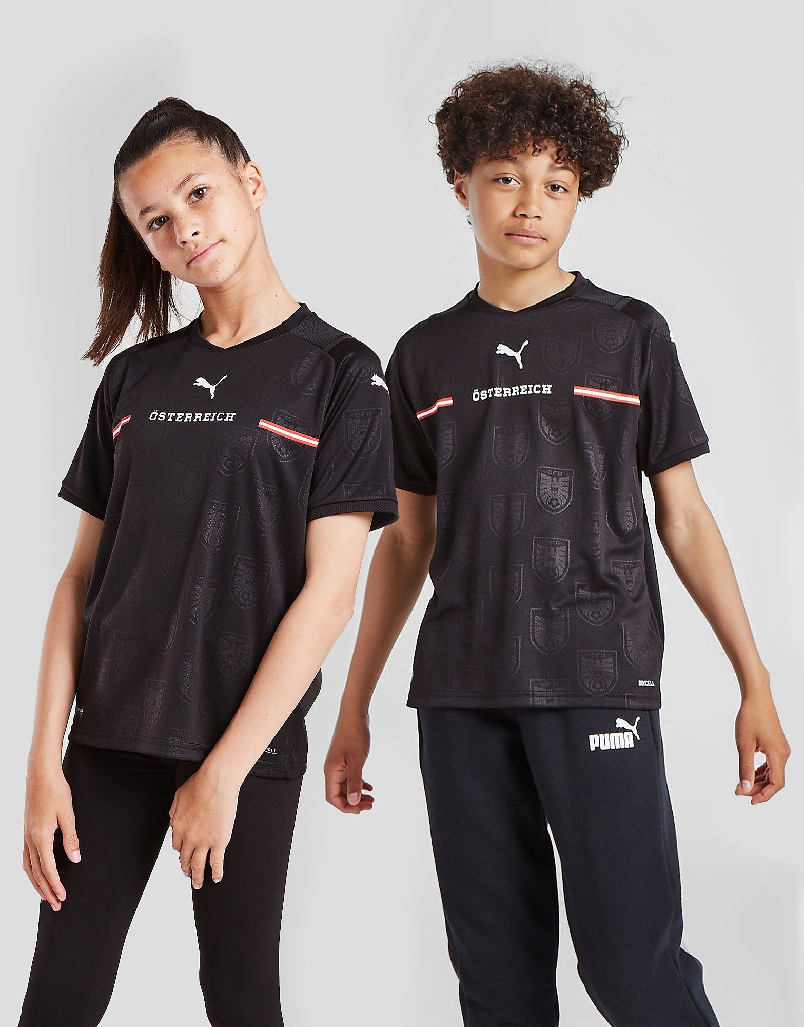 

Puma Austria 2021 Away Shirt Junior - Black - Kids, Black