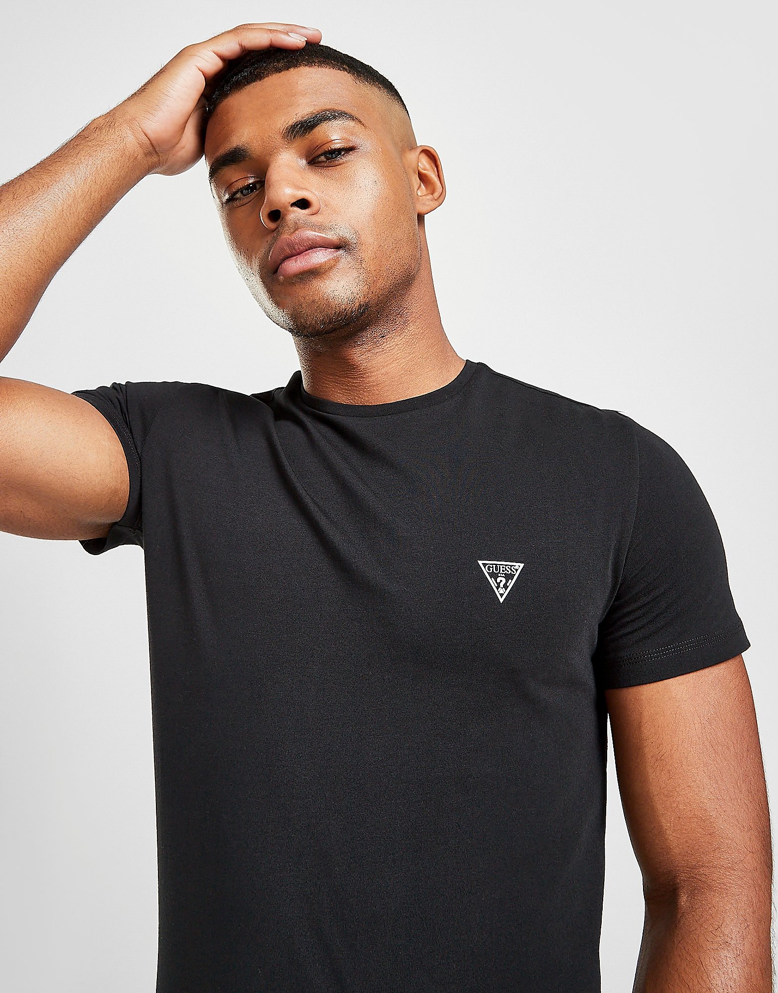 

GUESS Lounge 2 Pack T-Shirts - Black - Mens, Black