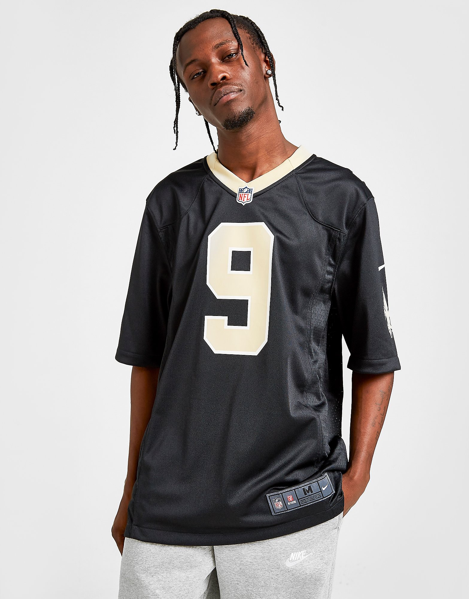 

Nike NFL New Orleans Saints Brees #9 Jersey - Black - Mens, Black