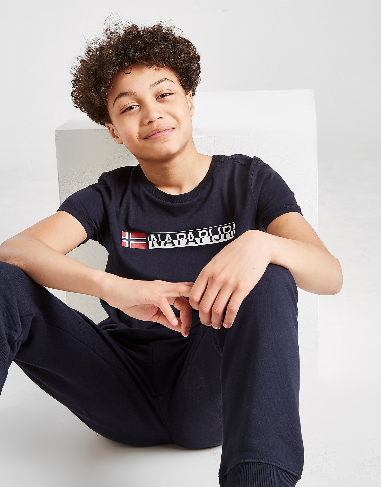 

Napapijri Large Logo T-Shirt Junior - Only at JD - Navy - Kids, Navy
