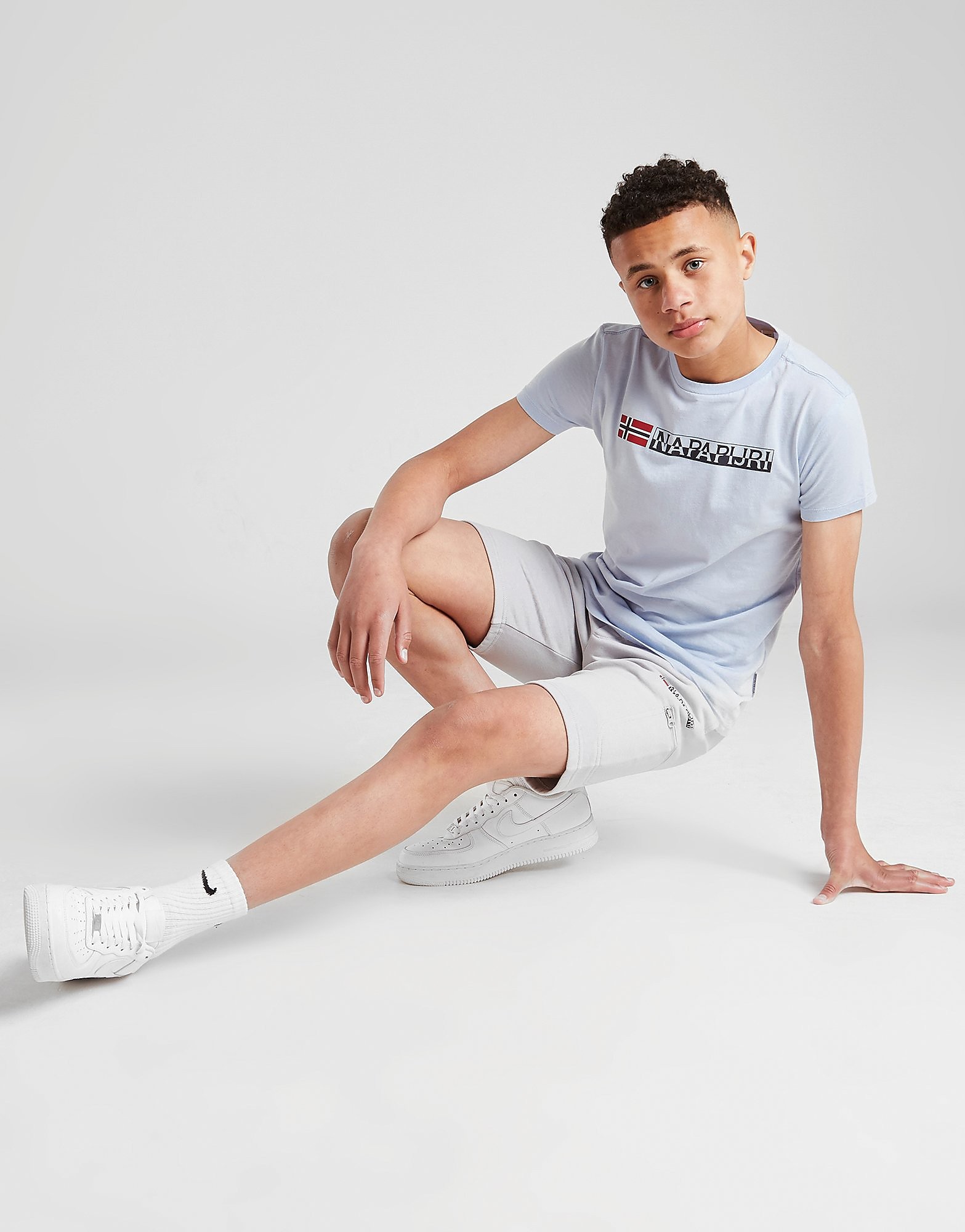 

Napapijri Large Logo T-Shirt Junior - Only at JD - Blue - Kids, Blue