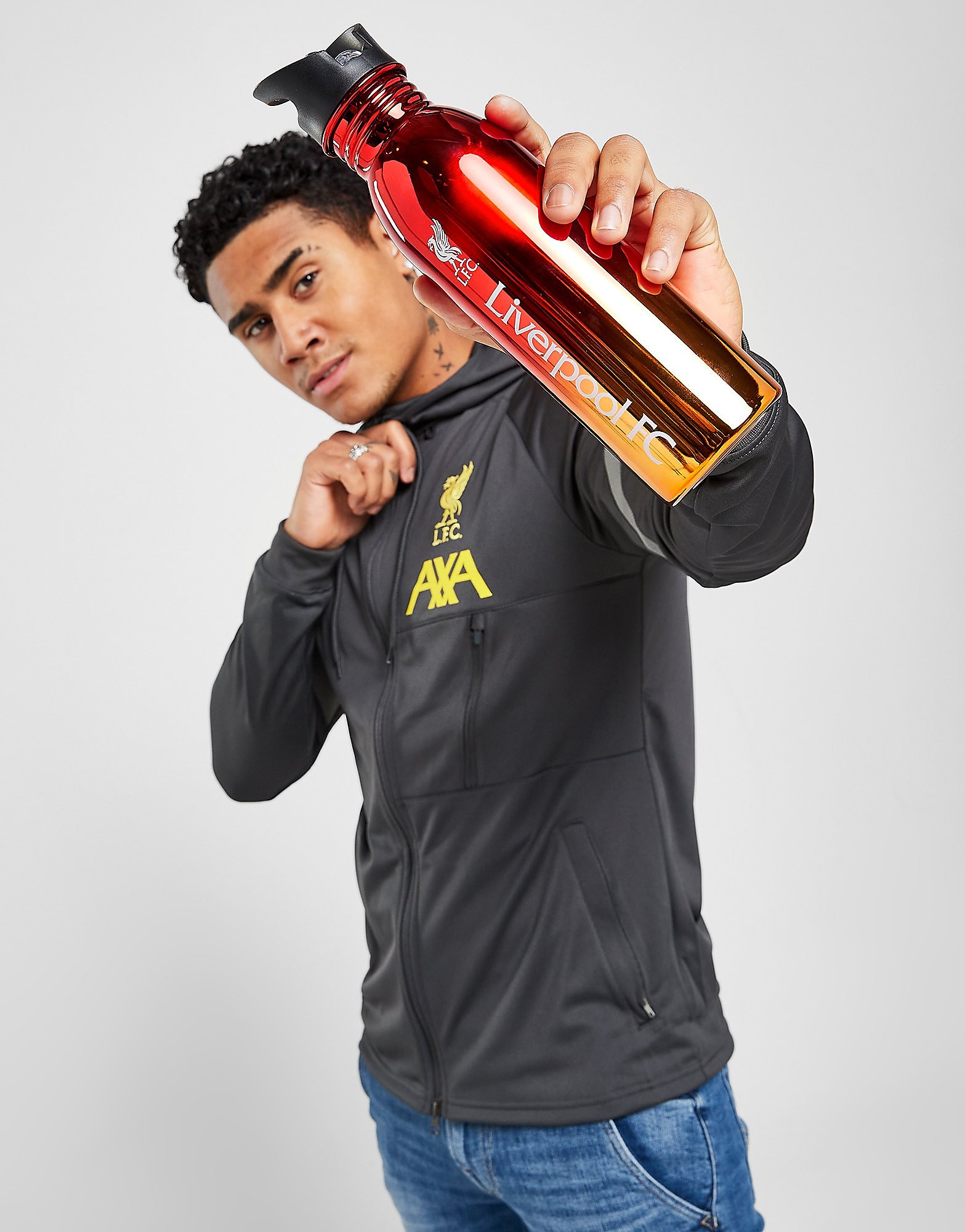 

Official Team Liverpool FC 700ml UV Bottle - Red - Womens, Red