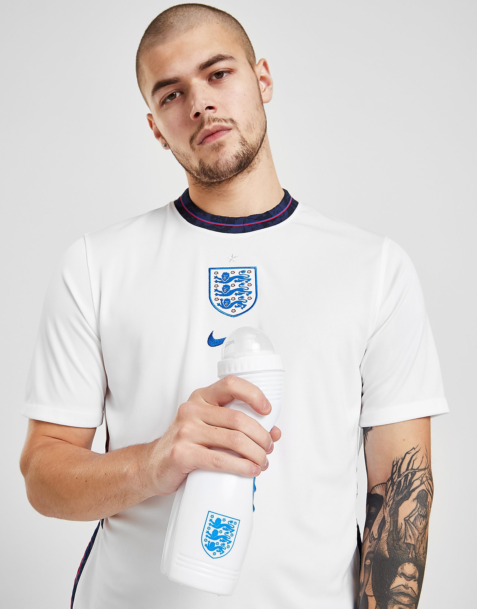 

Official Team England 750ml Plastic Bottle - White - Womens, White