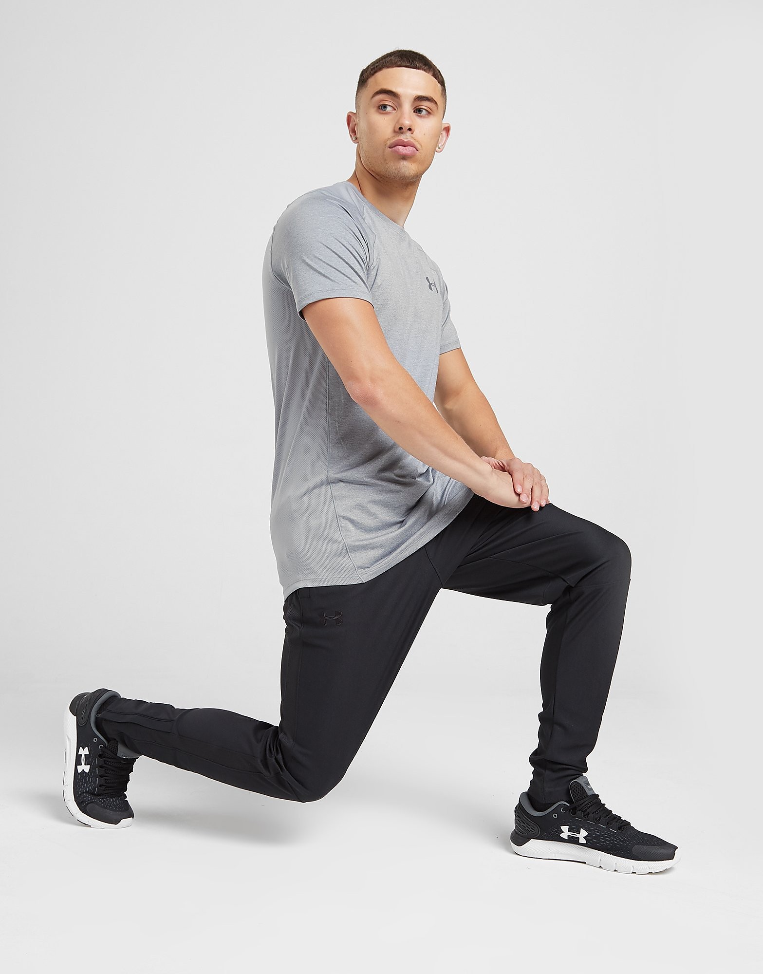 

Under Armour Sportstyle Pique Track Pants - Black - Mens, Black