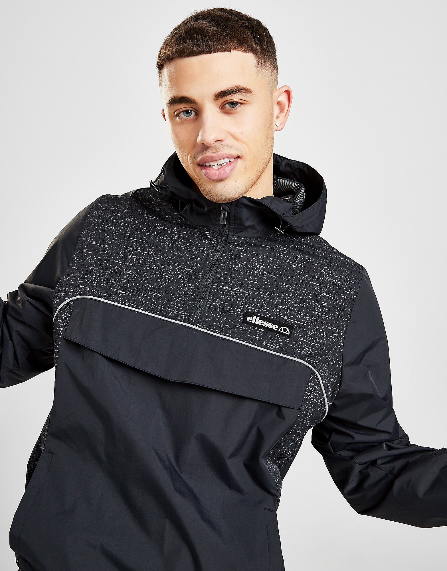

Ellesse Alpinta 1/2 Zip Jacket - Only at JD - Black - Mens, Black