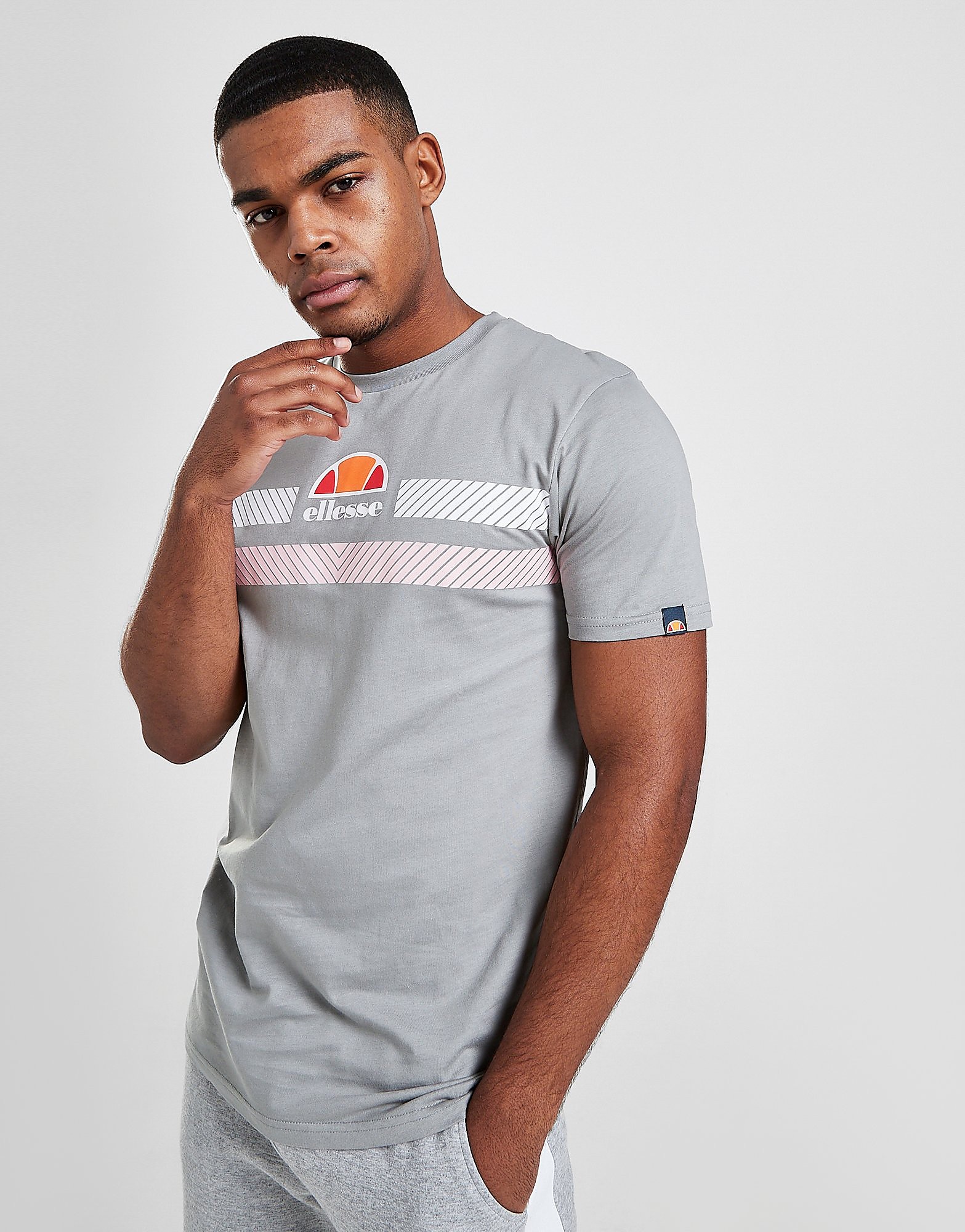 

Ellesse Glisenta T-Shirt - Only at JD - Grey - Mens, Grey