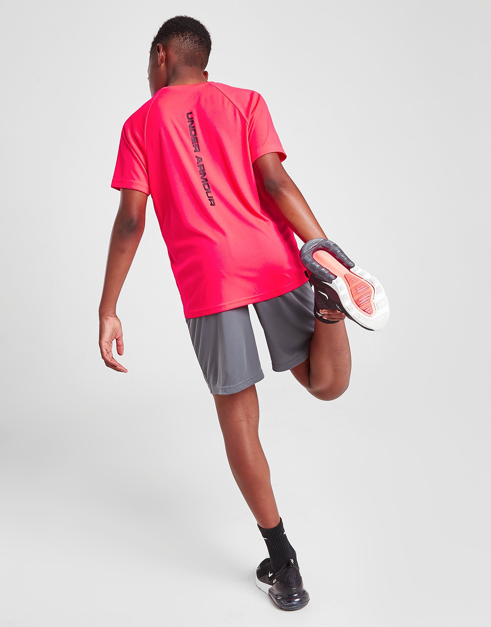 

Under Armour Tech 2.0 Sportstyle T-Shirt Junior - Only at JD - Pink - Kids, Pink