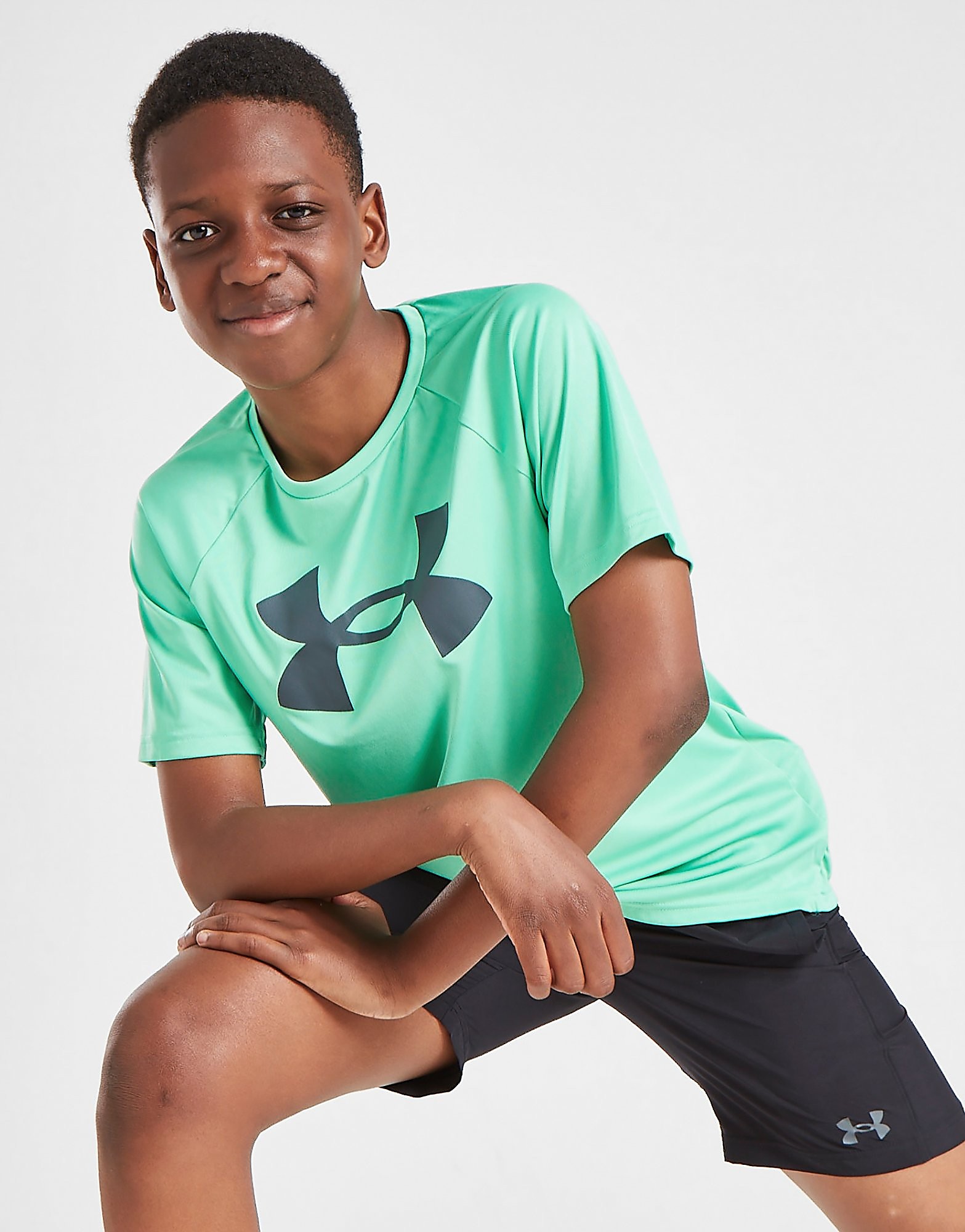 

Under Armour Tech Big Logo T-Shirt Junior - Green - Kids, Green