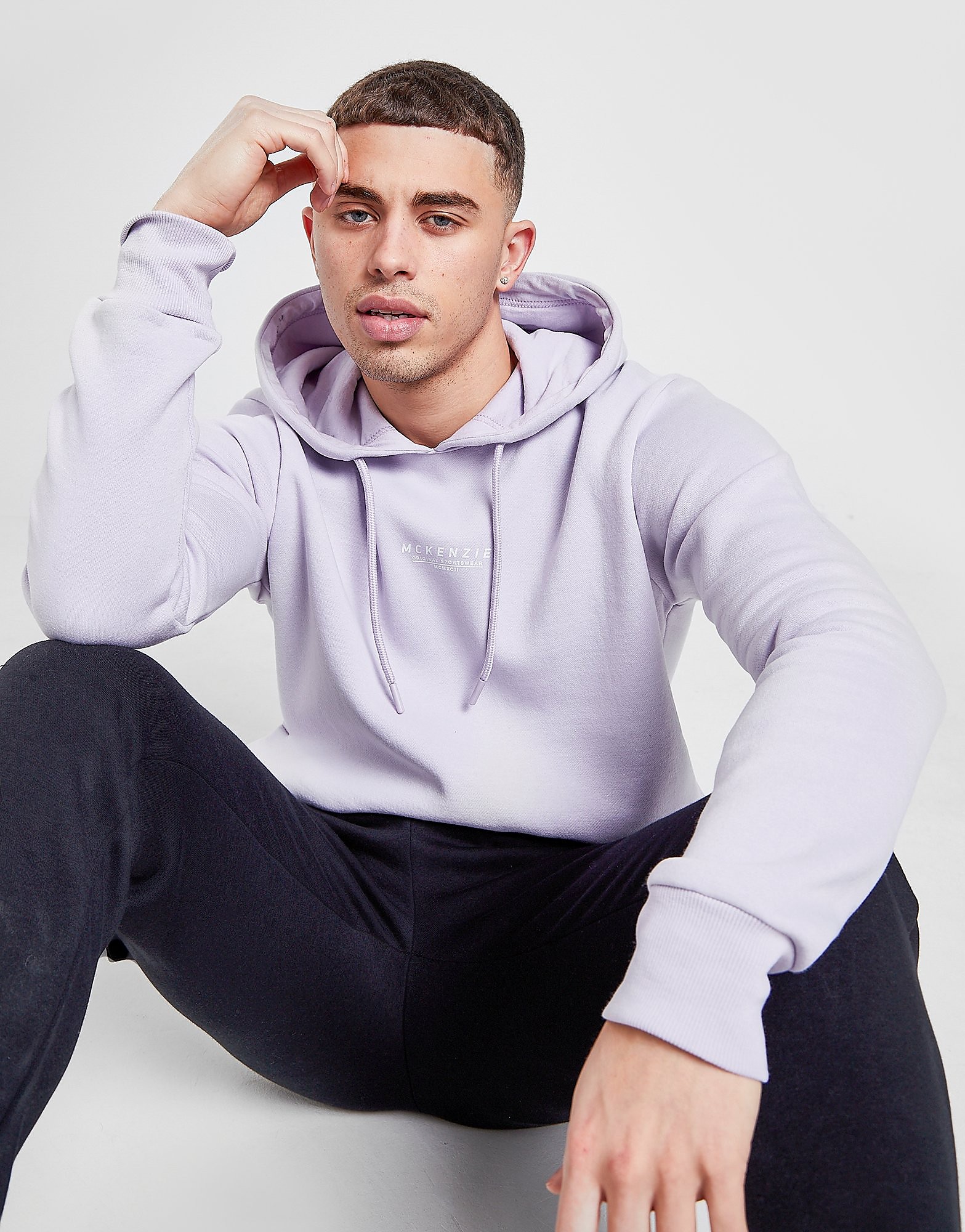 

McKenzie Essential Overhead Hoodie - Only at JD - Purple - Mens, Purple