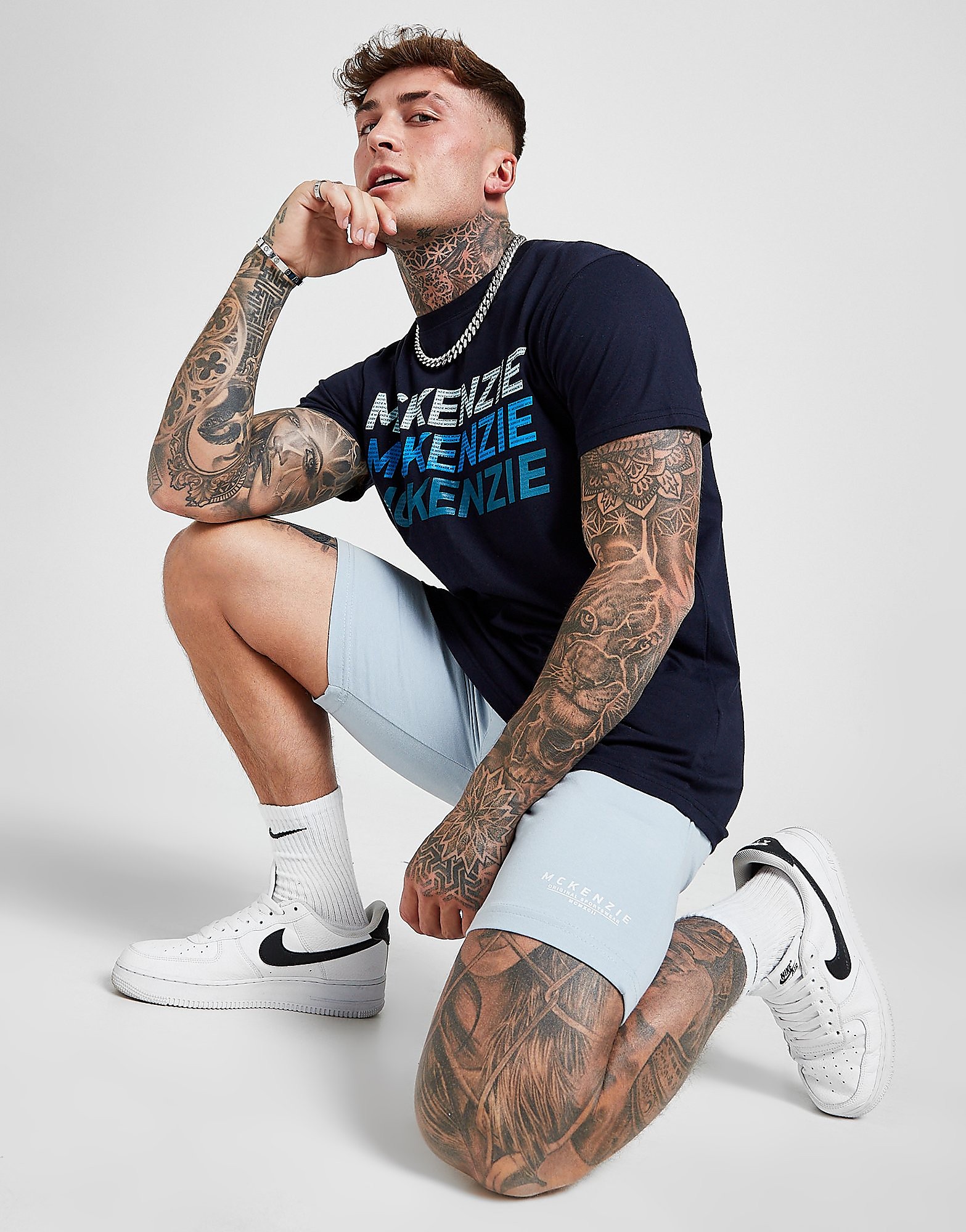 

McKenzie Essential Fleece Shorts - Only at JD - Blue - Mens, Blue