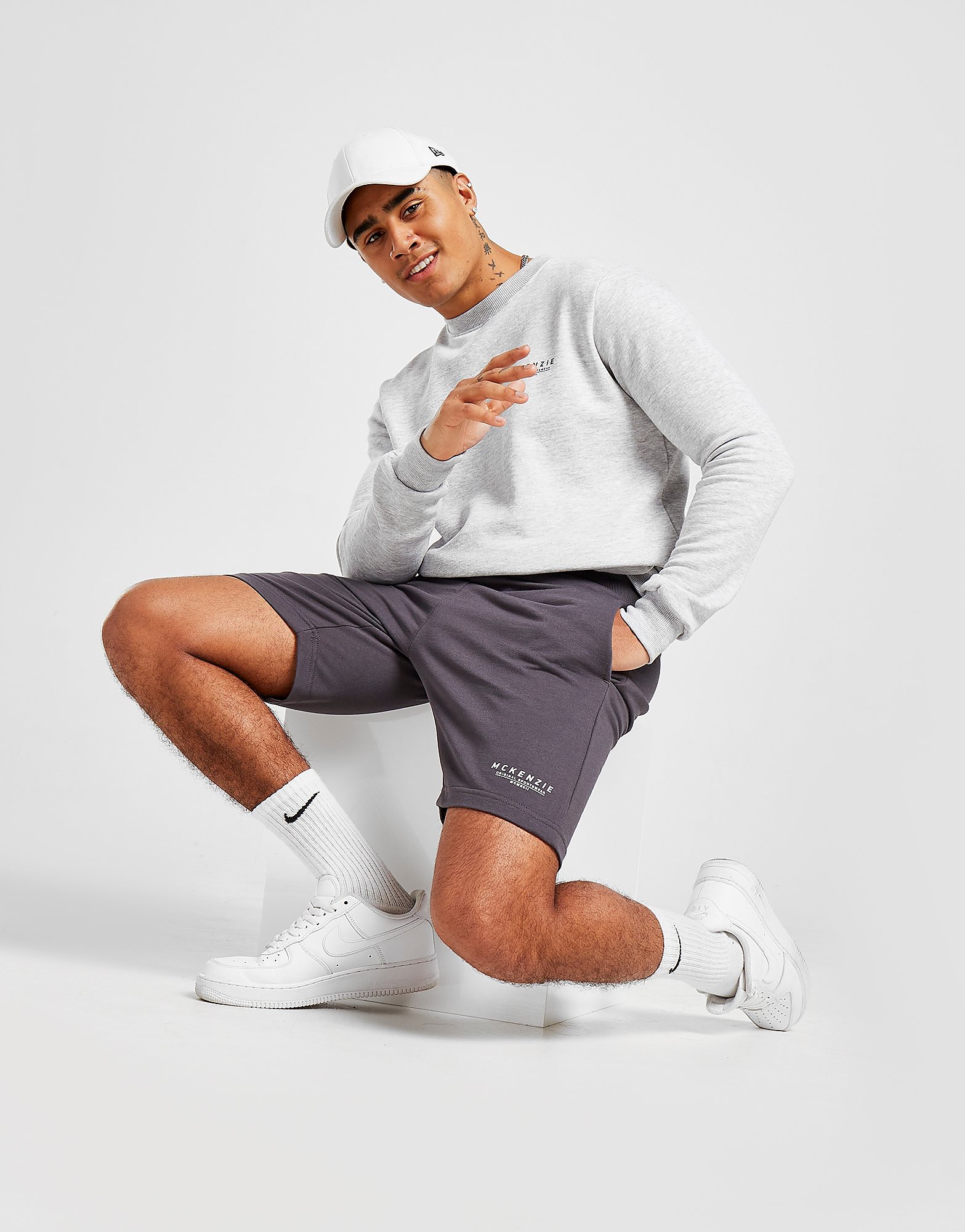 

McKenzie Essential Fleece Shorts - Only at JD - Grey - Mens, Grey