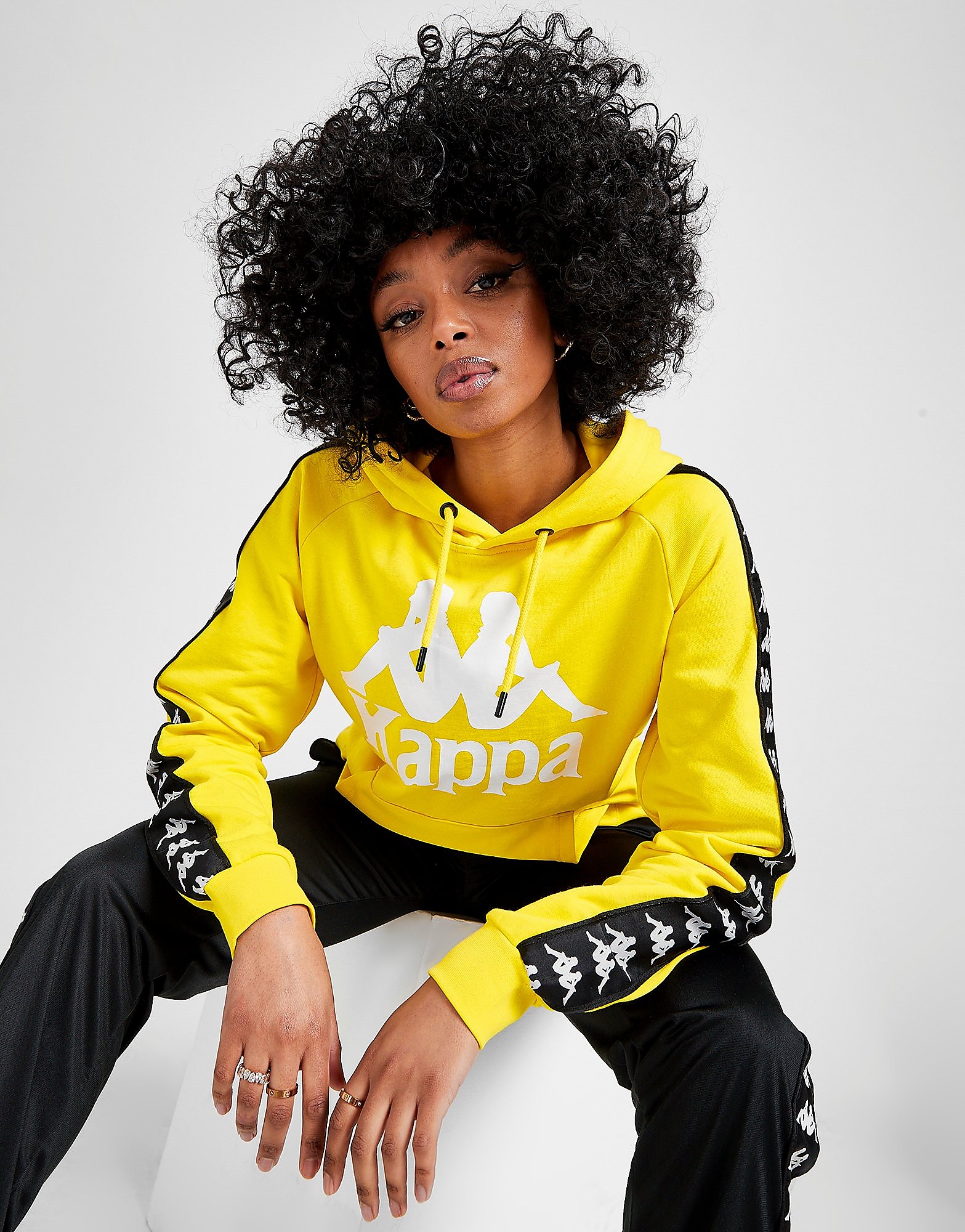 

Kappa Banda Tape Overhead Hoodie - Yellow - Womens, Yellow