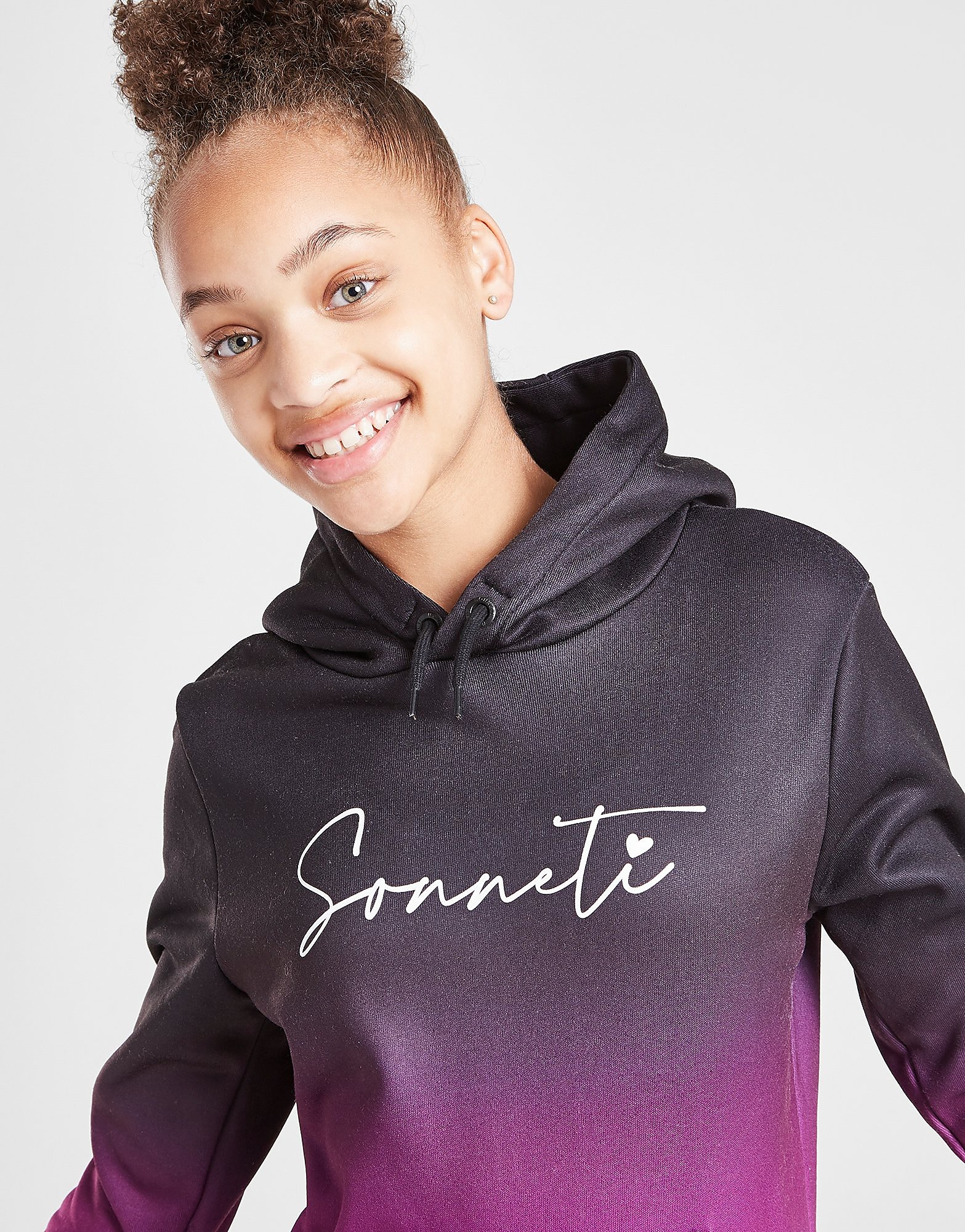 

Sonneti Girls' Solar Ombre Hoodie Junior - Black - Kids, Black