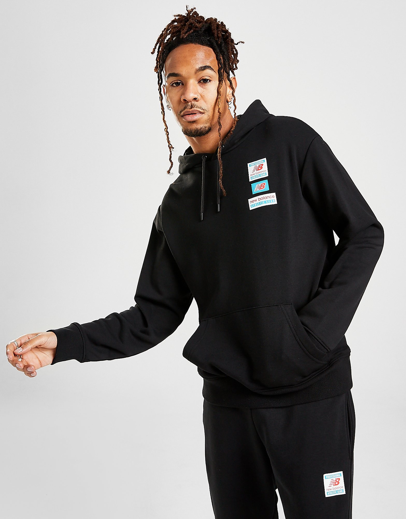 

New Balance Field Day Hoodie - Black - Mens, Black