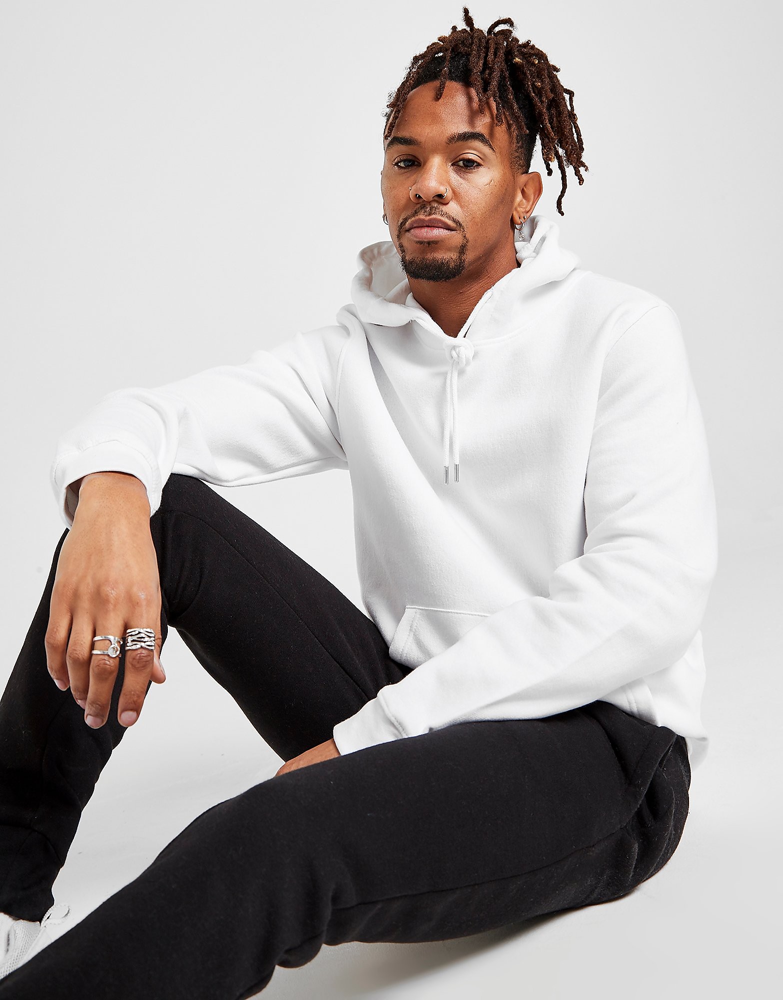 

Sustainable Essentials Grevill Overhead Hoodie - White - Mens, White