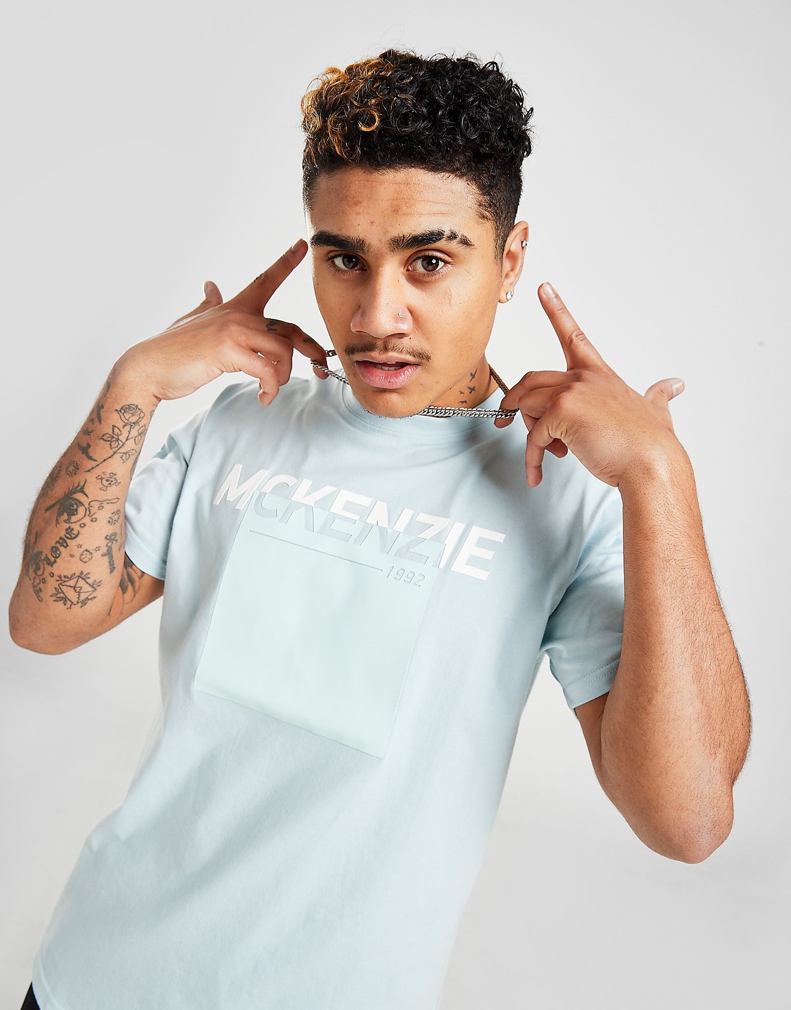 McKenzie Lang T-Shirt - Only at JD - BLUE - Mens, BLUE