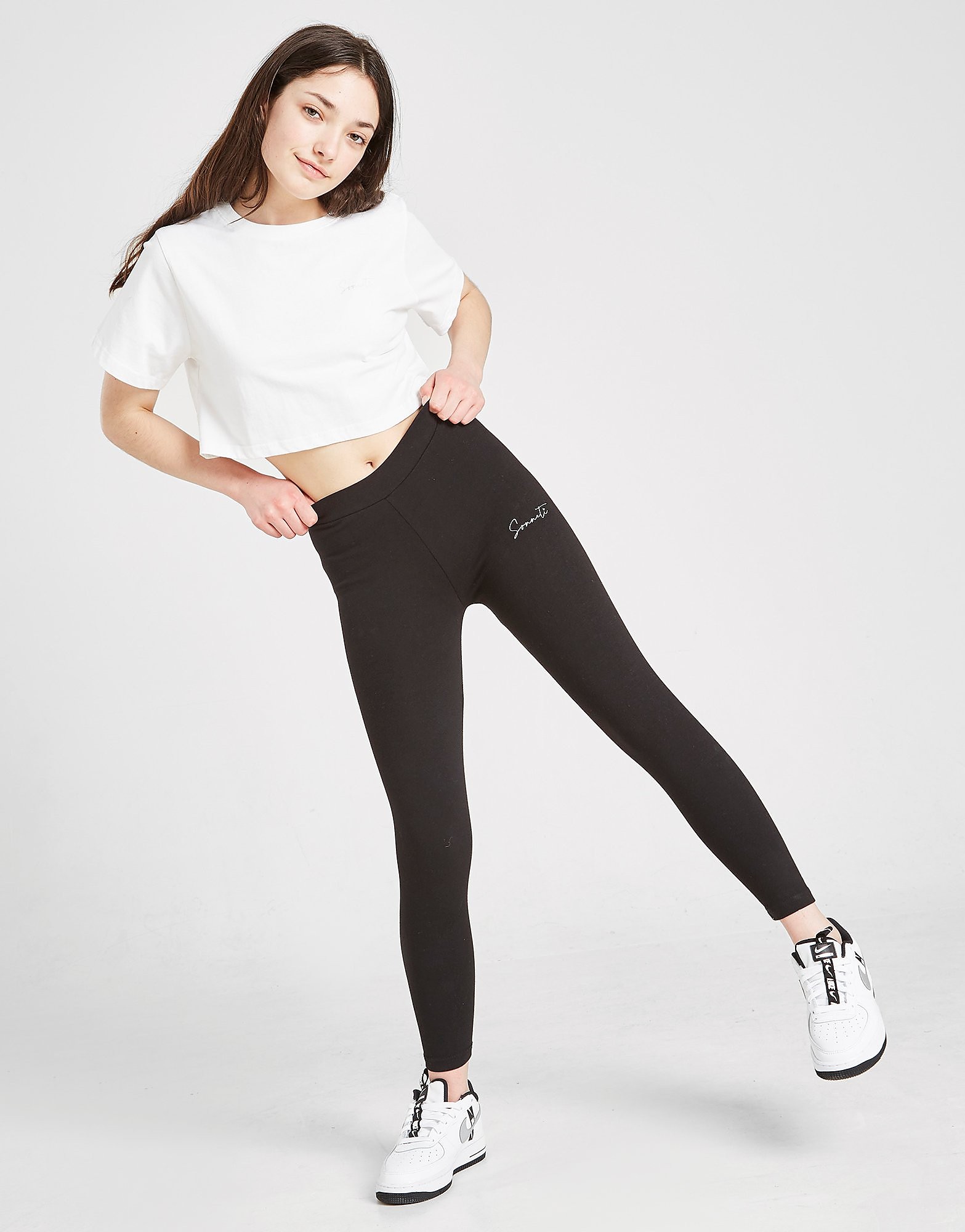 Sonneti Girls' Essential Leggings Junior - Black - Kids, Black