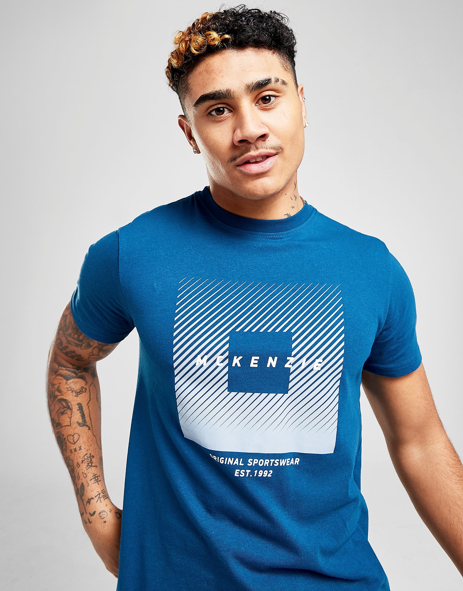 McKenzie Garner T-Shirt - Only at JD - Blue - Mens, Blue