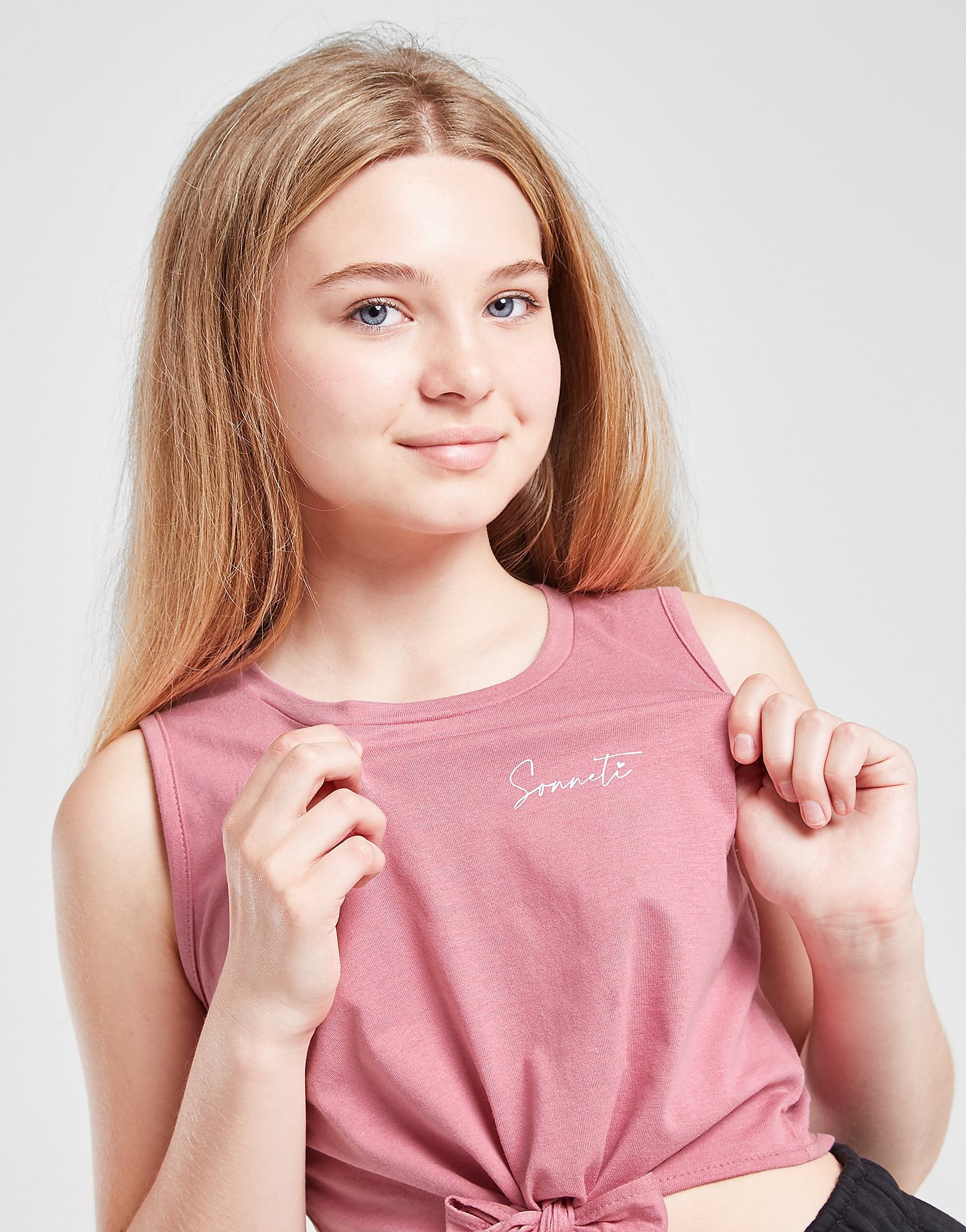

Sonneti Girls' Essential Knot Vest Junior - Pink - Kids, Pink