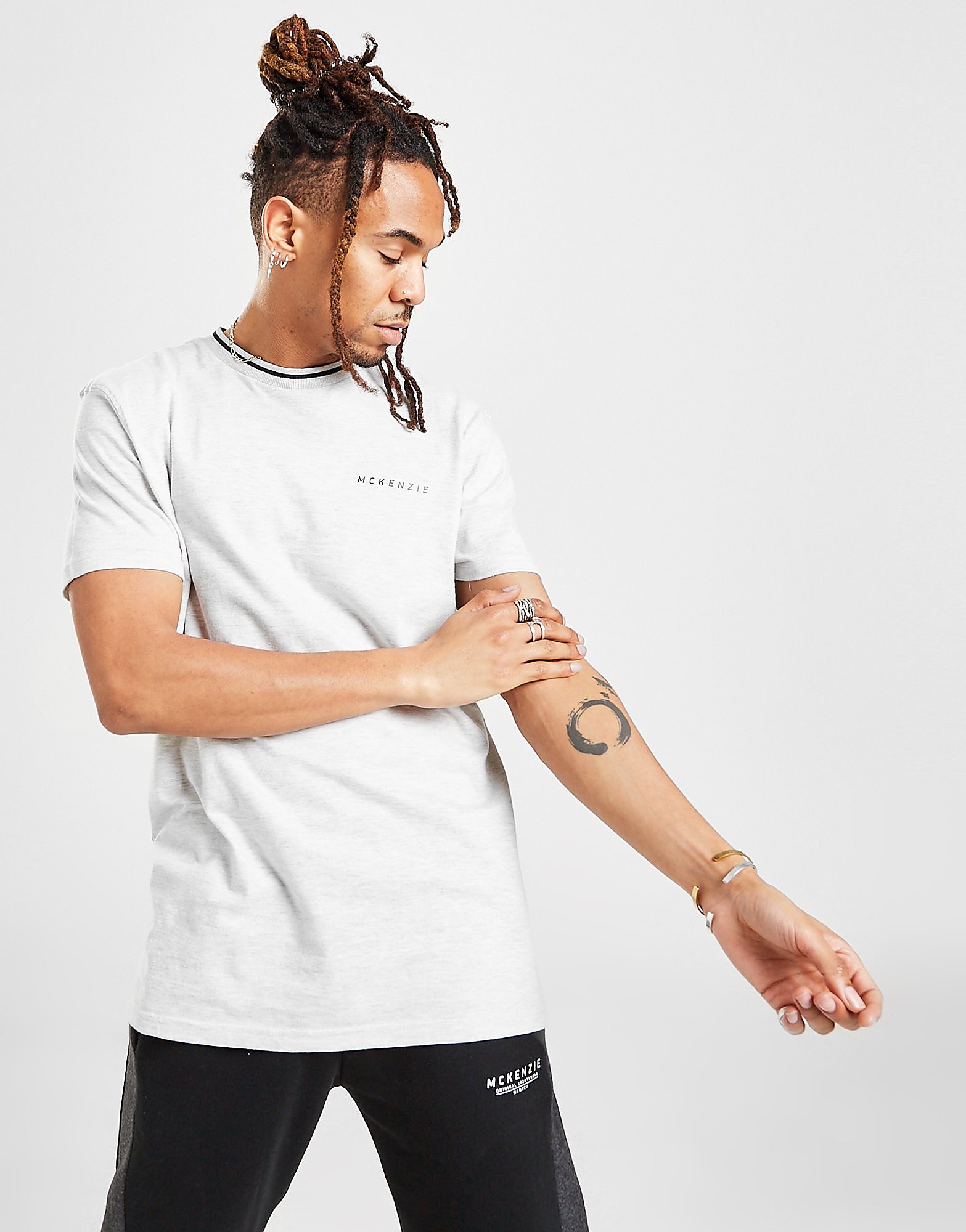 

McKenzie Essential Ringer T-Shirt - Only at JD - Grey - Mens, Grey