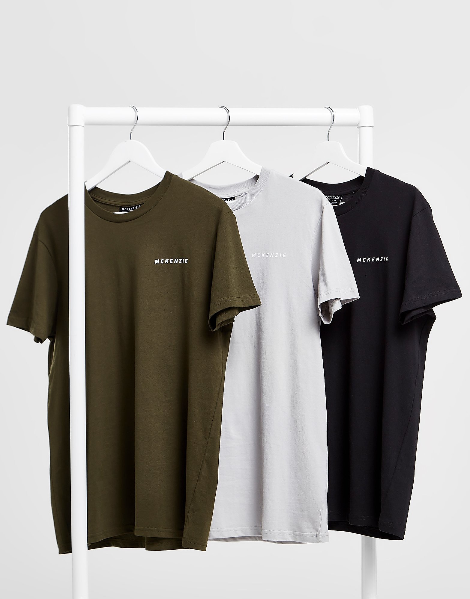 

McKenzie 3-Pack Essential T-Shirts - Only at JD - Multi Coloured - Mens, Multi Coloured