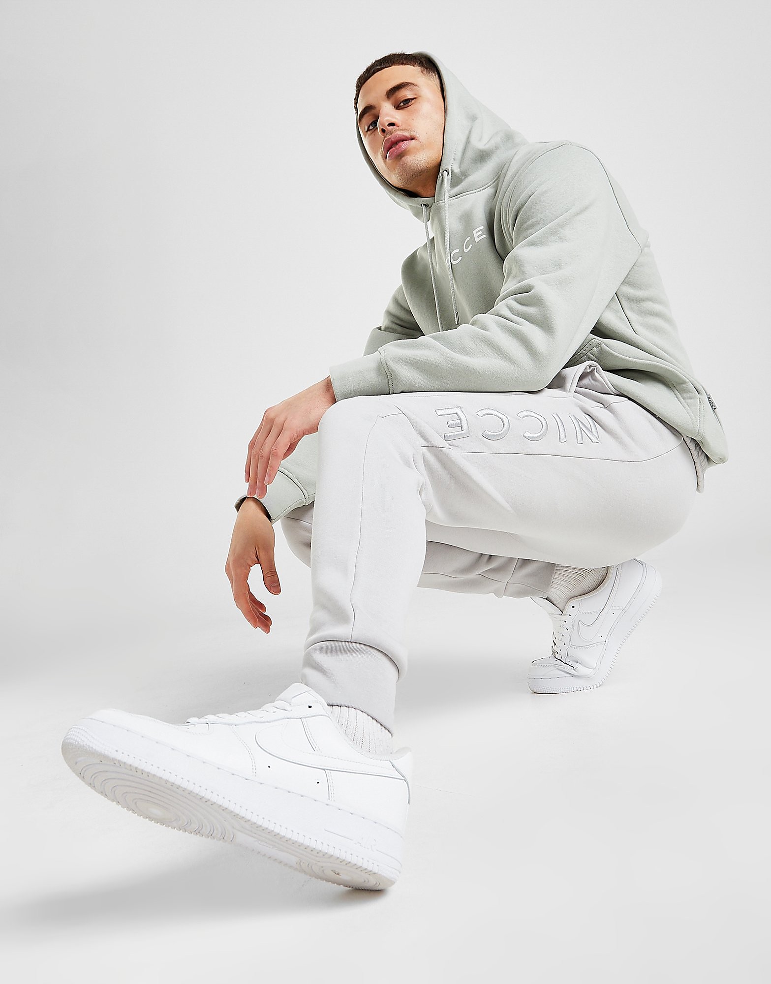

Nicce Mercury Joggers - Grey - Mens, Grey