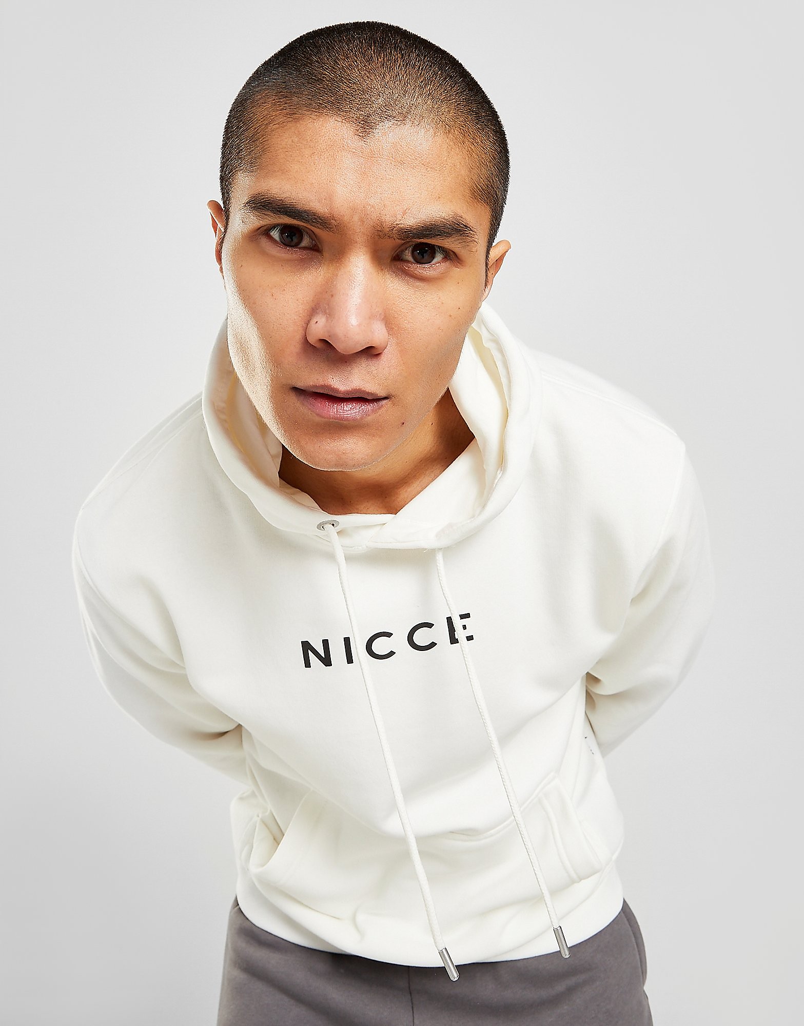 

Nicce Centre Logo Overhead Hoodie - Only at JD - Beige - Mens, Beige