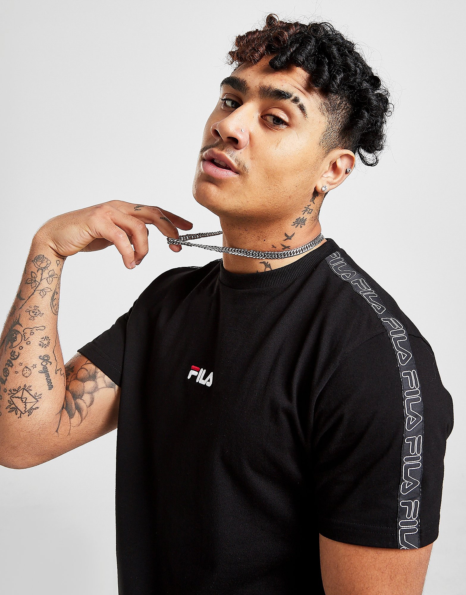 

Fila Royal T-Shirt - Only at JD - Black - Mens, Black