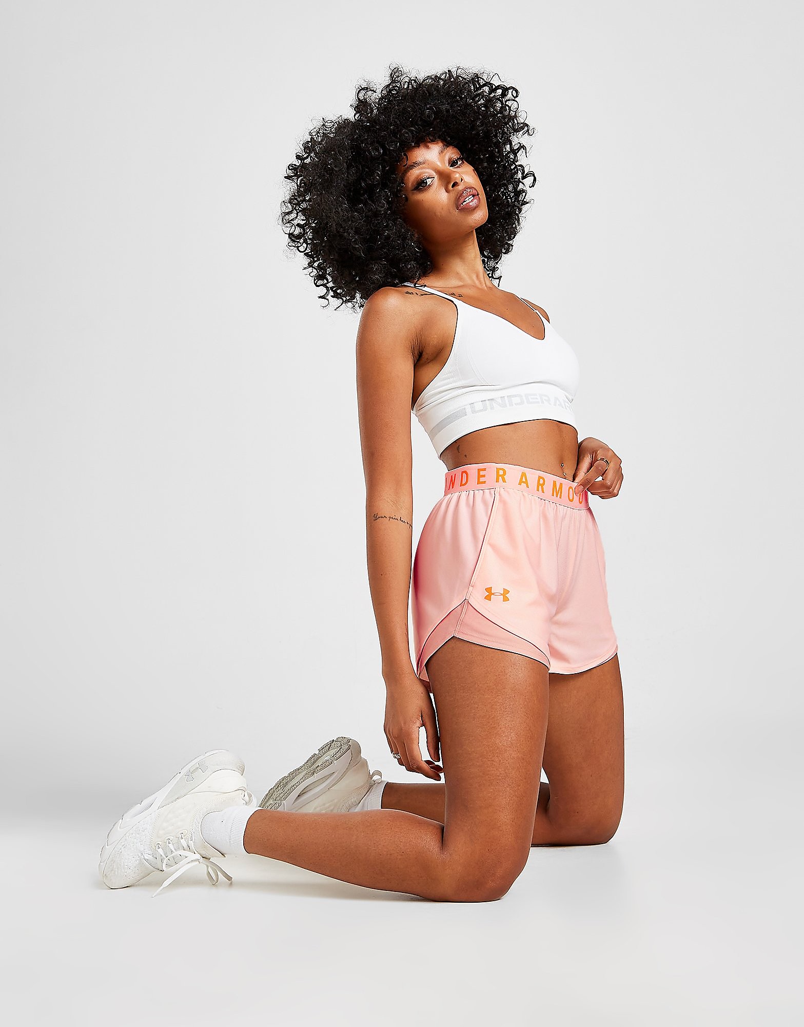 

Under Armour Play Up Shorts - Pink - Womens, Pink