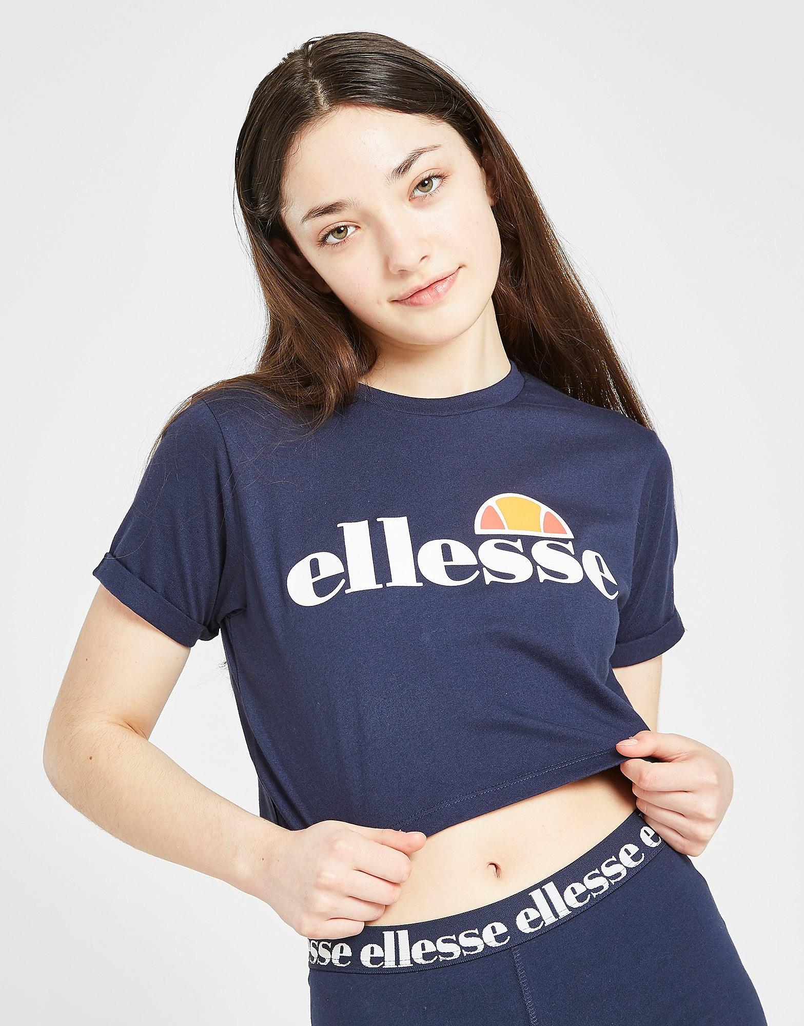 

Ellesse Girls' Nicky Crop T-Shirt Junior - Only at JD - Navy - Kids, Navy