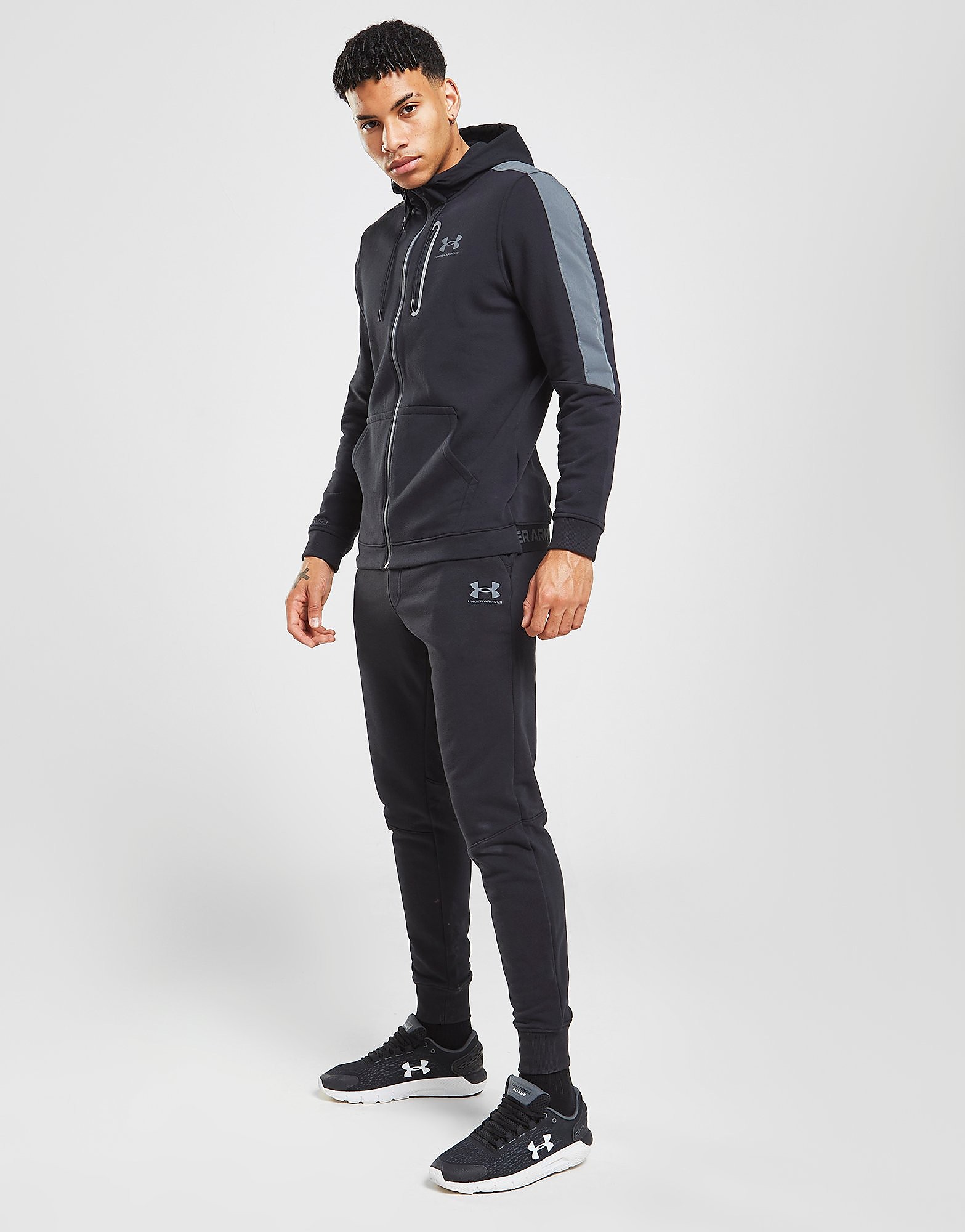 

Under Armour Threadborne Fleece Joggers - Only at JD - Black - Mens, Black