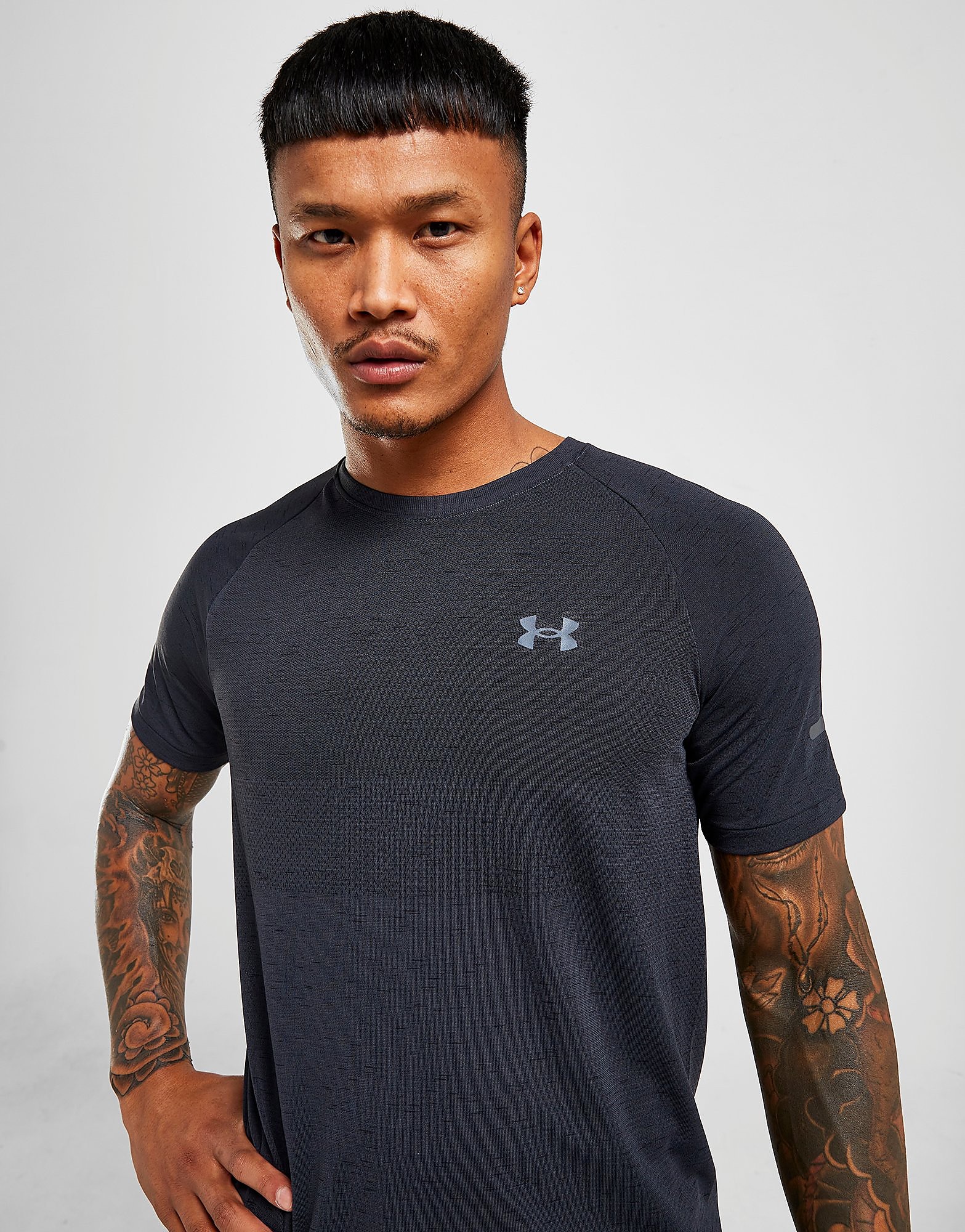 

Under Armour Run Seamless T-Shirt - Black, Black