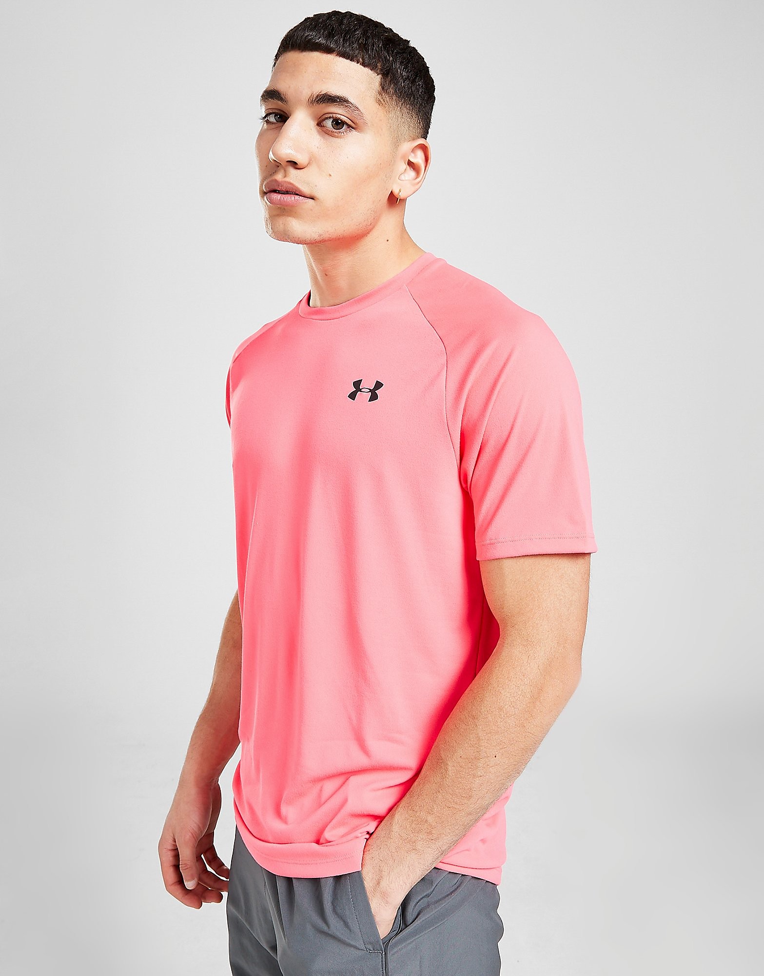 

Under Armour Tech T-Shirt - Pink - Mens, Pink