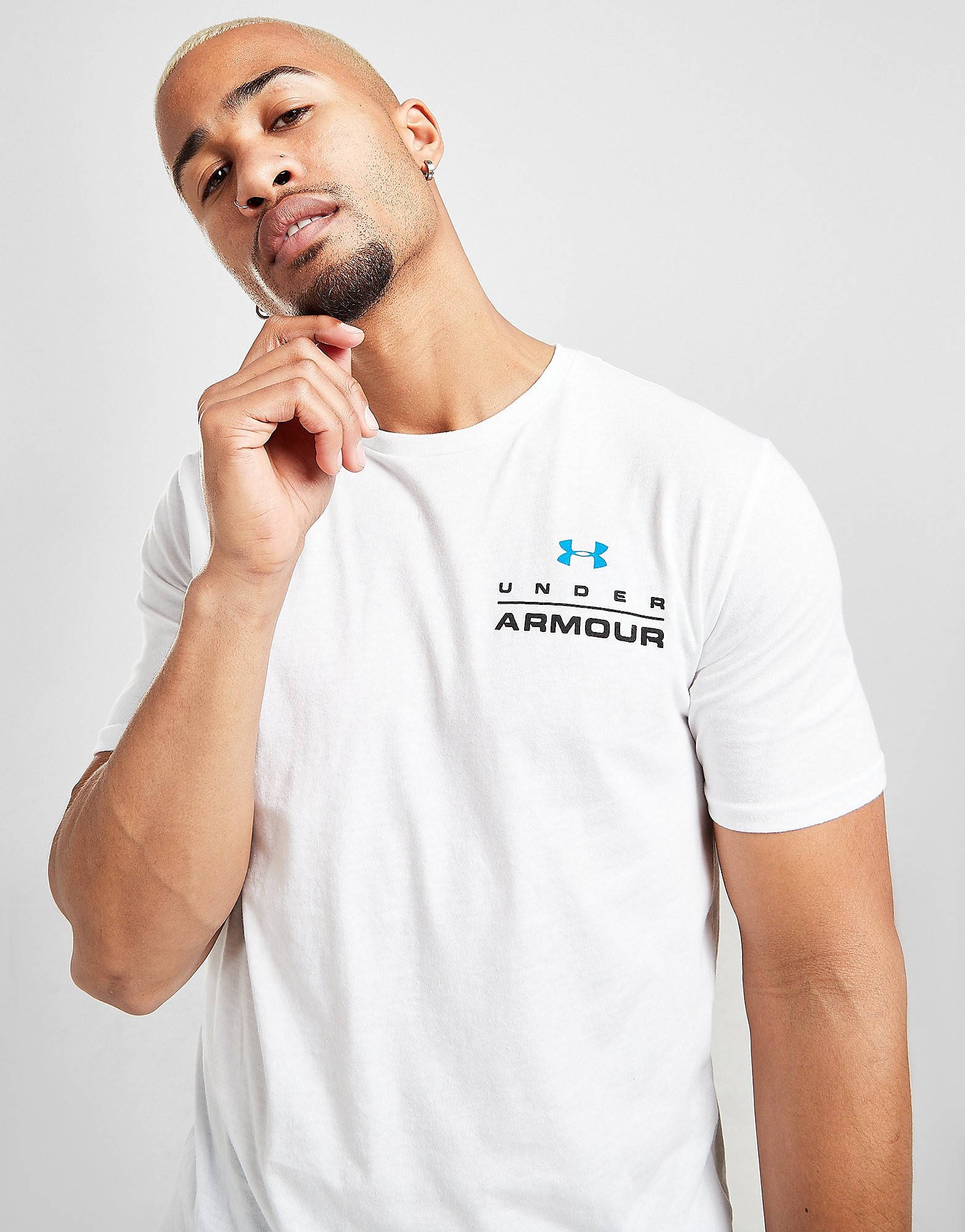 

Under Armour Stacked Logo T-Shirt - Only at JD - White - Mens, White