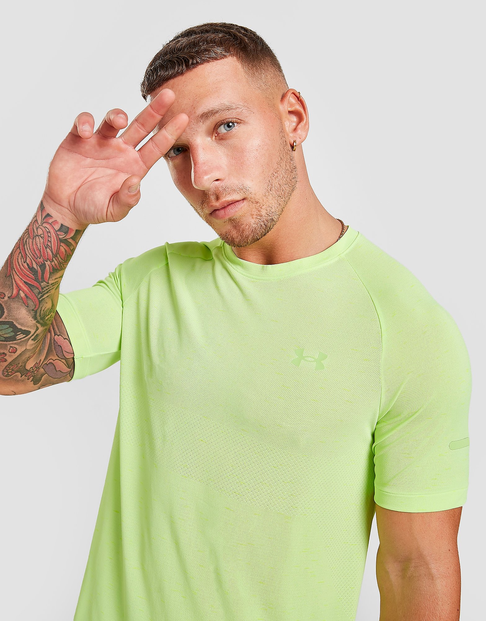 

Under Armour Run Seamless T-Shirt - Yellow - Mens, Yellow
